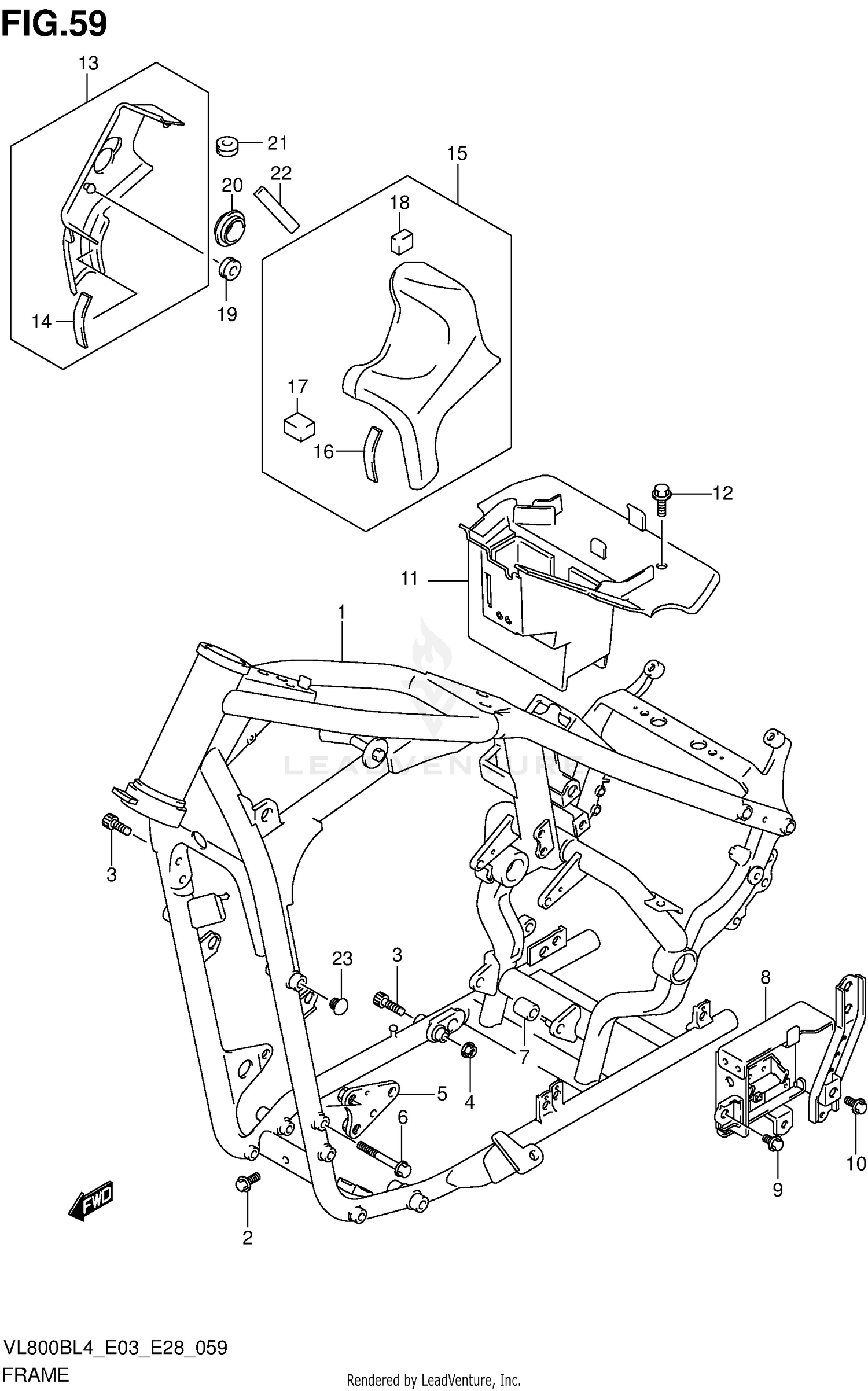 FRAME (VL800BL4 E03)