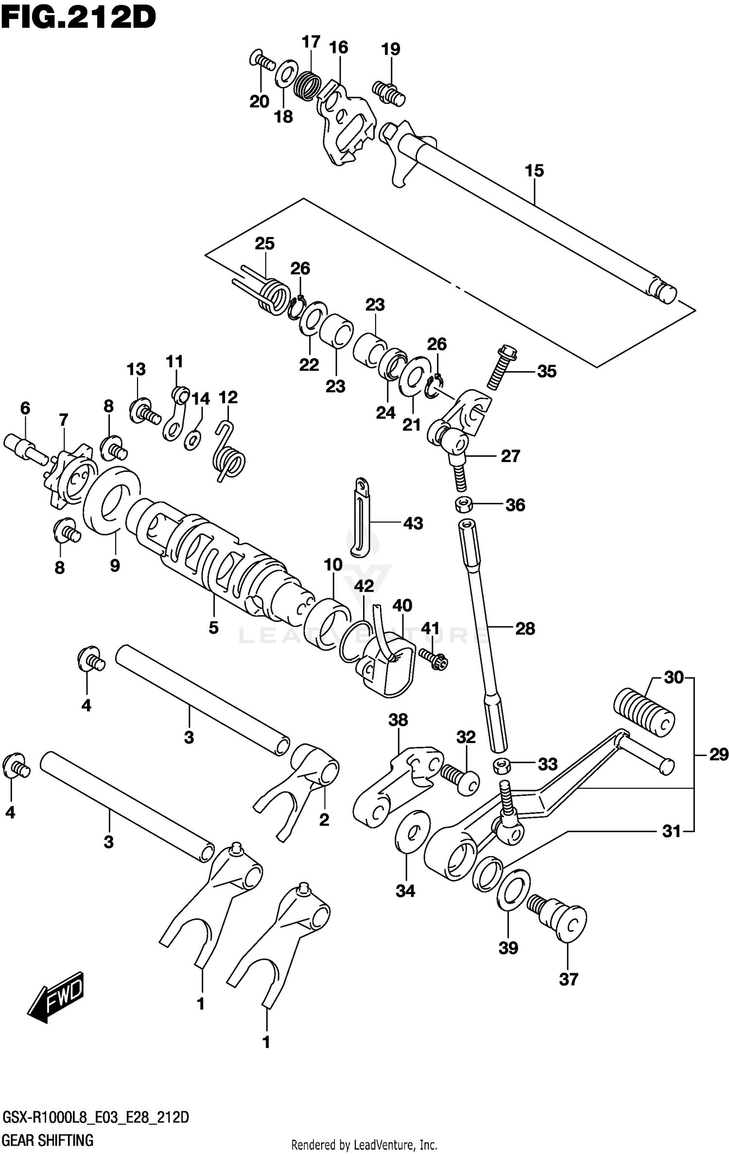 GEAR SHIFTING (GSX-R1000AL8 E28)