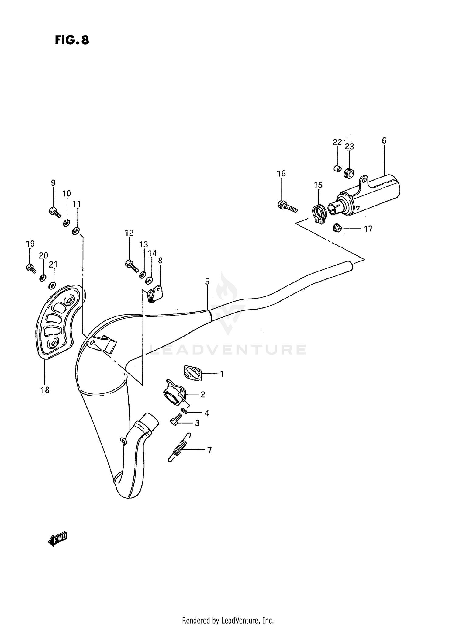 MUFFLER (MODEL G/H/J)