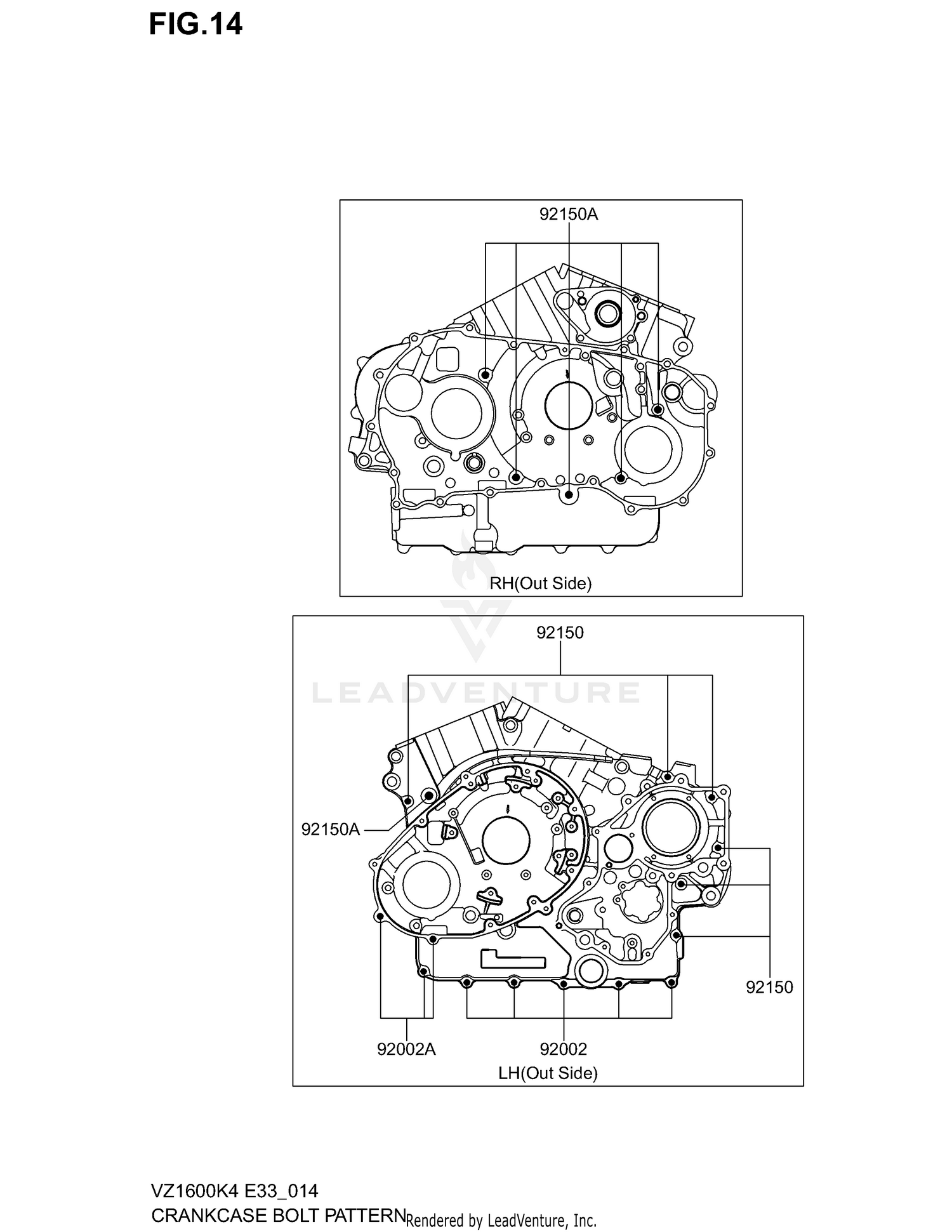 CRANKCASE BOLT PATTERN