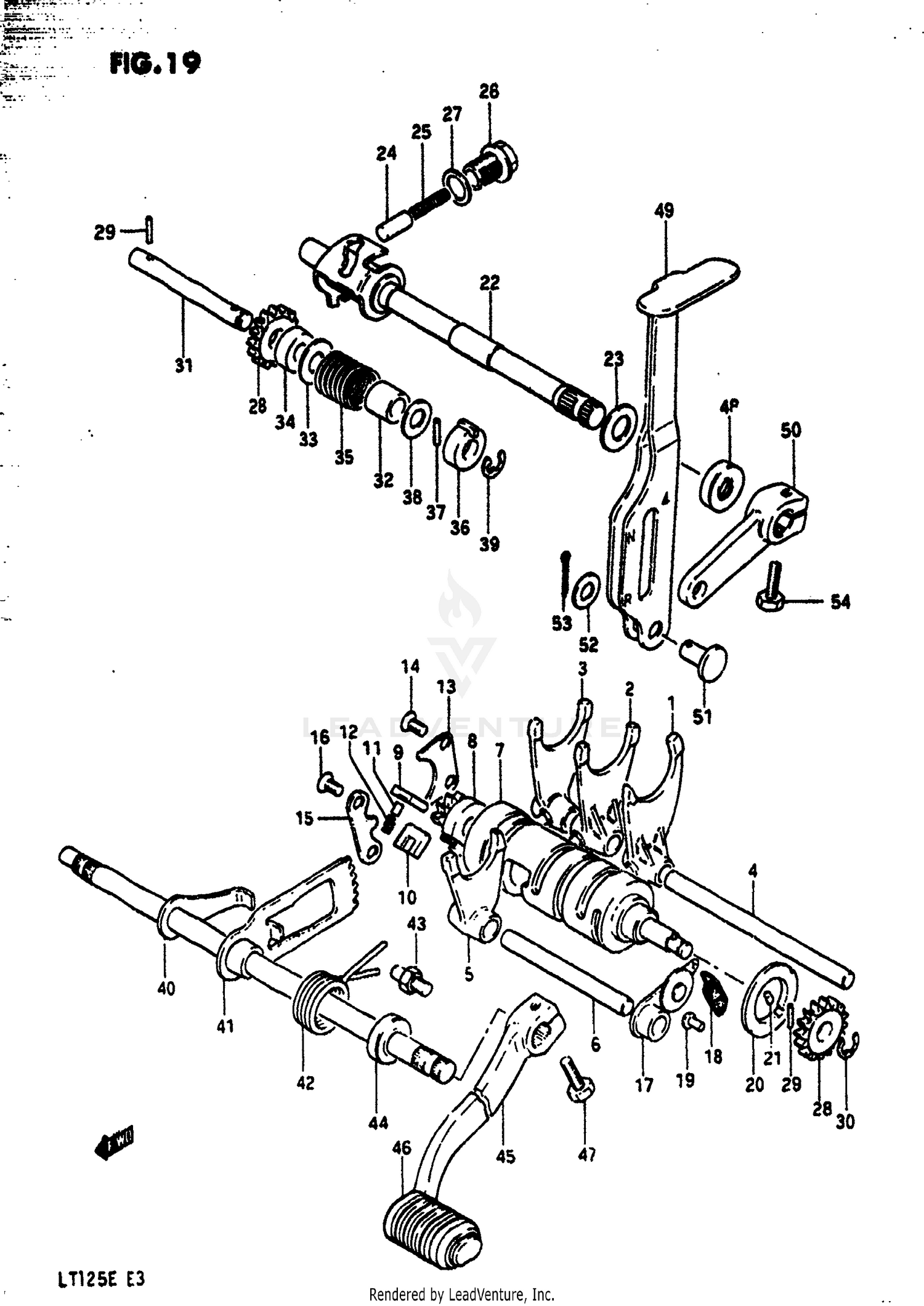GEAR SHIFTING (MODEL E)