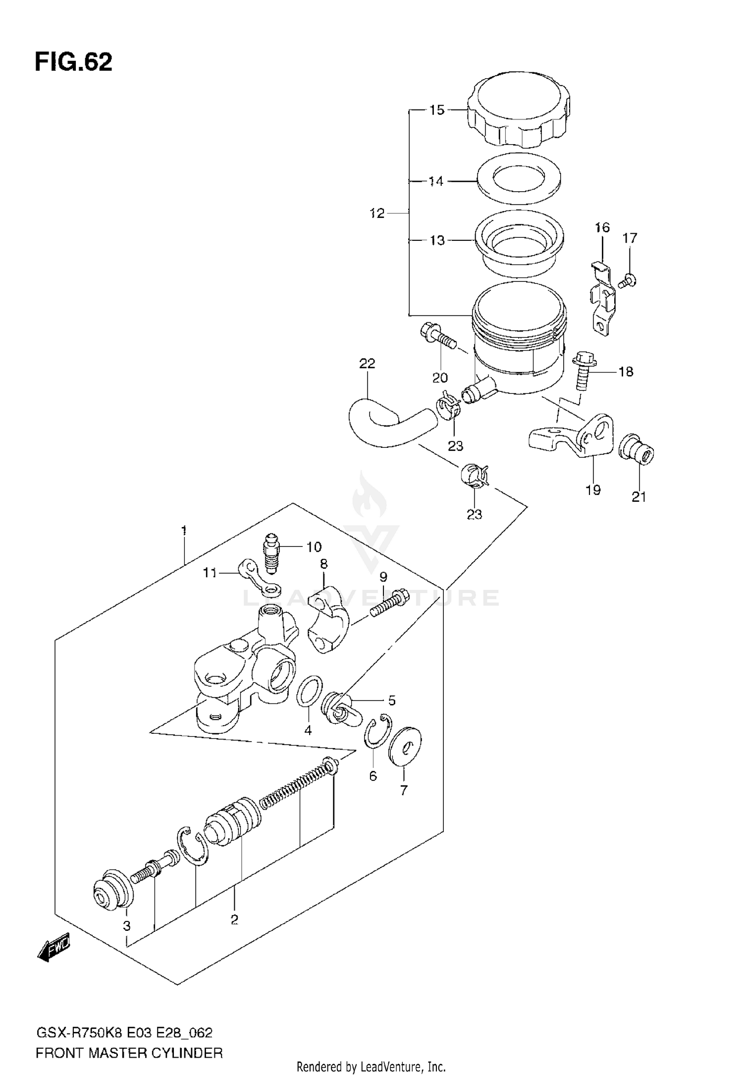 FRONT MASTER CYLINDER