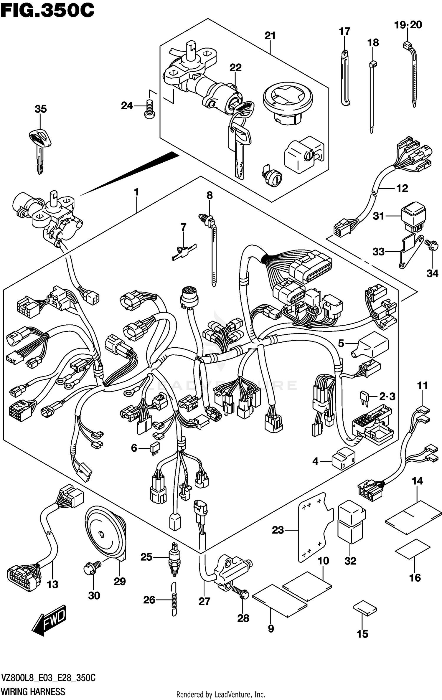 WIRING HARNESS (VZ800L8 E33)
