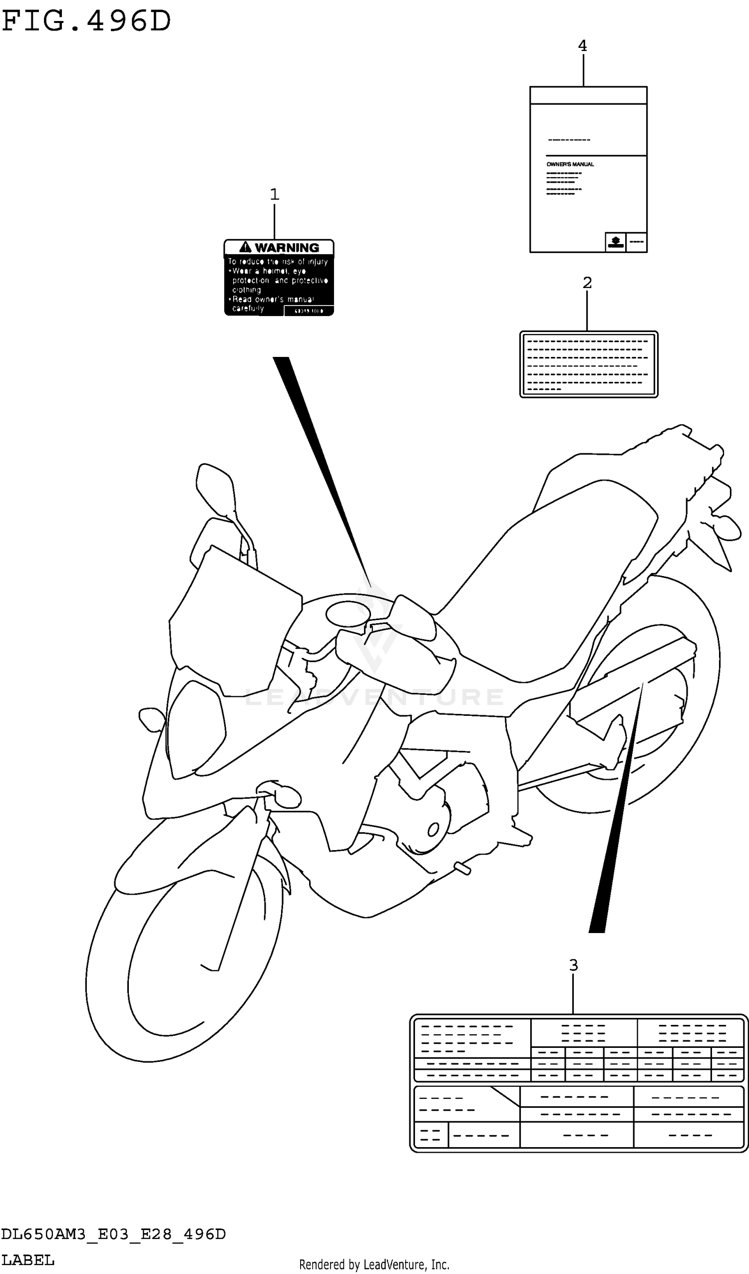 LABEL (DL650XAM3E03)