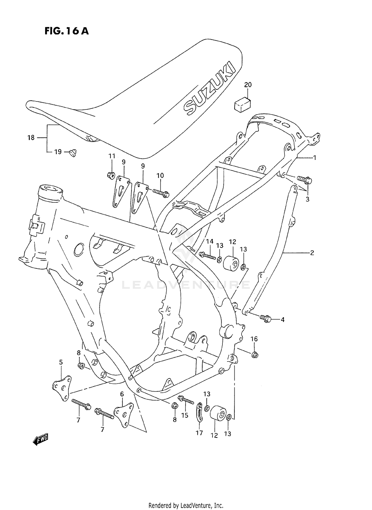 FRAME - SEAT (MODEL R/S)