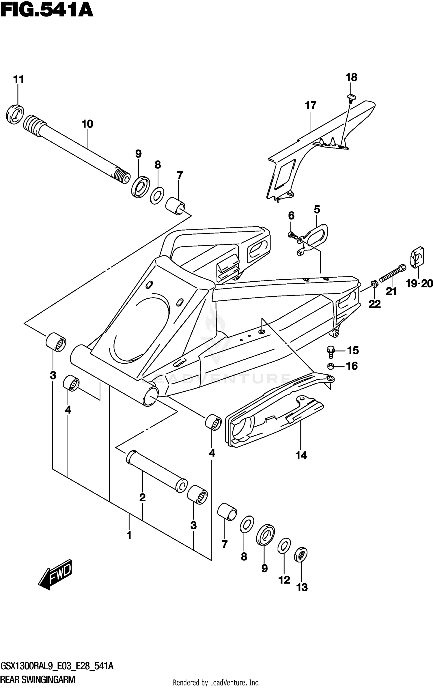 REAR SWINGINGARM