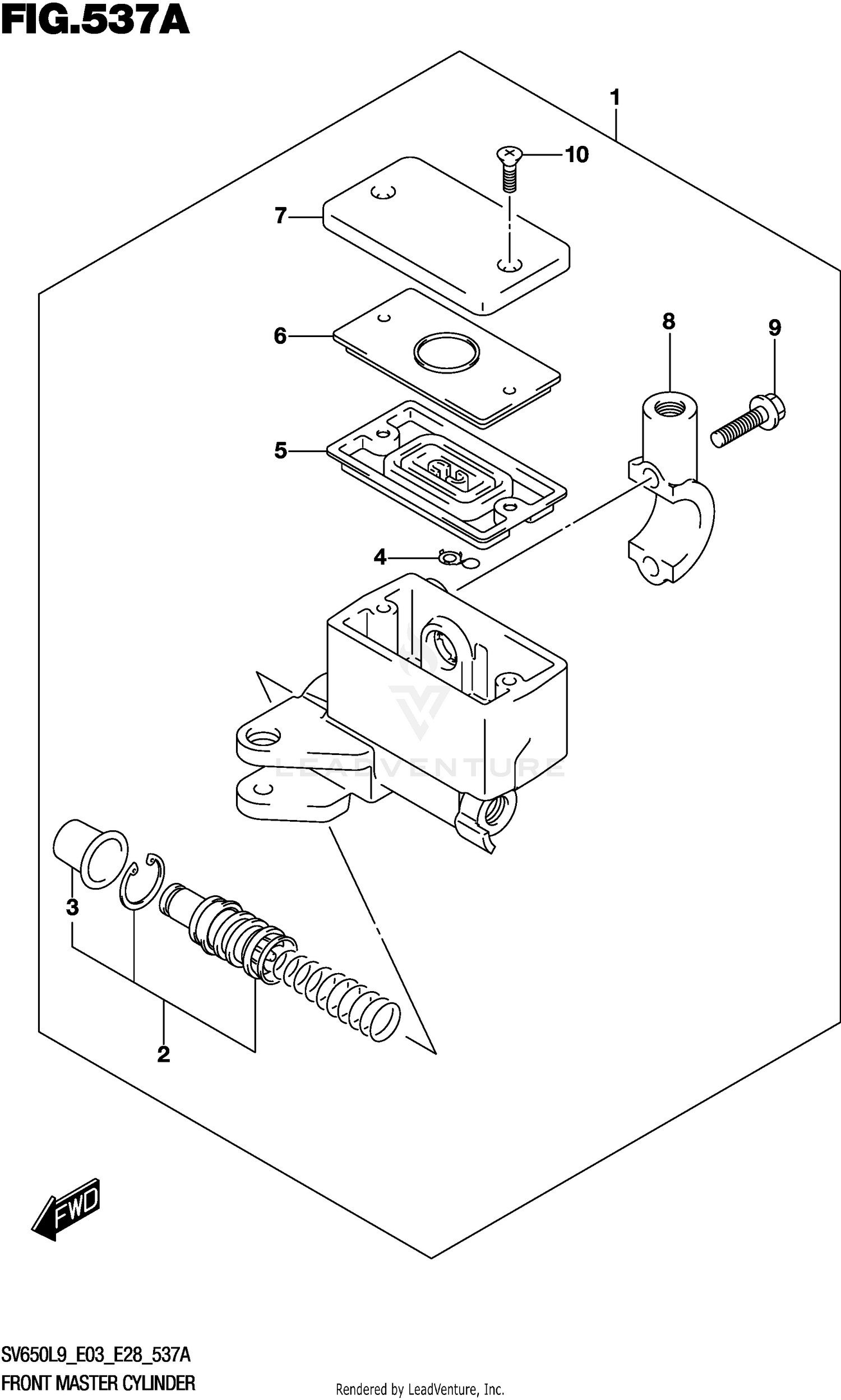 FRONT MASTER CYLINDER (SV650L9 E03)