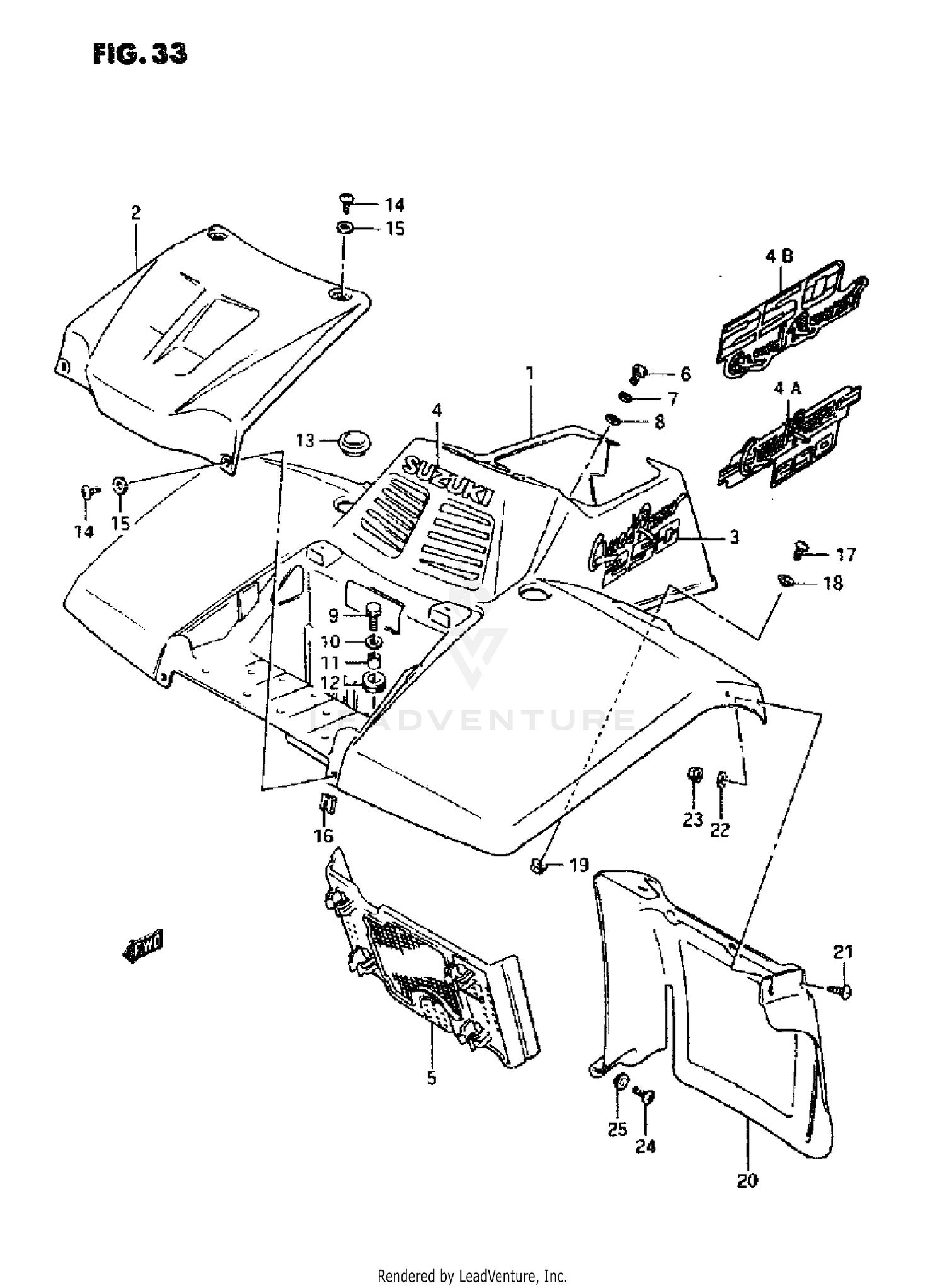 FRONT FENDER (MODEL J/K/L)