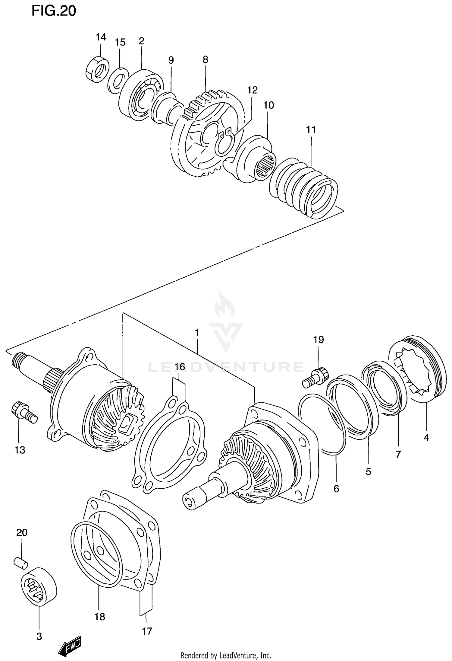 SECONDARY DRIVE GEAR
