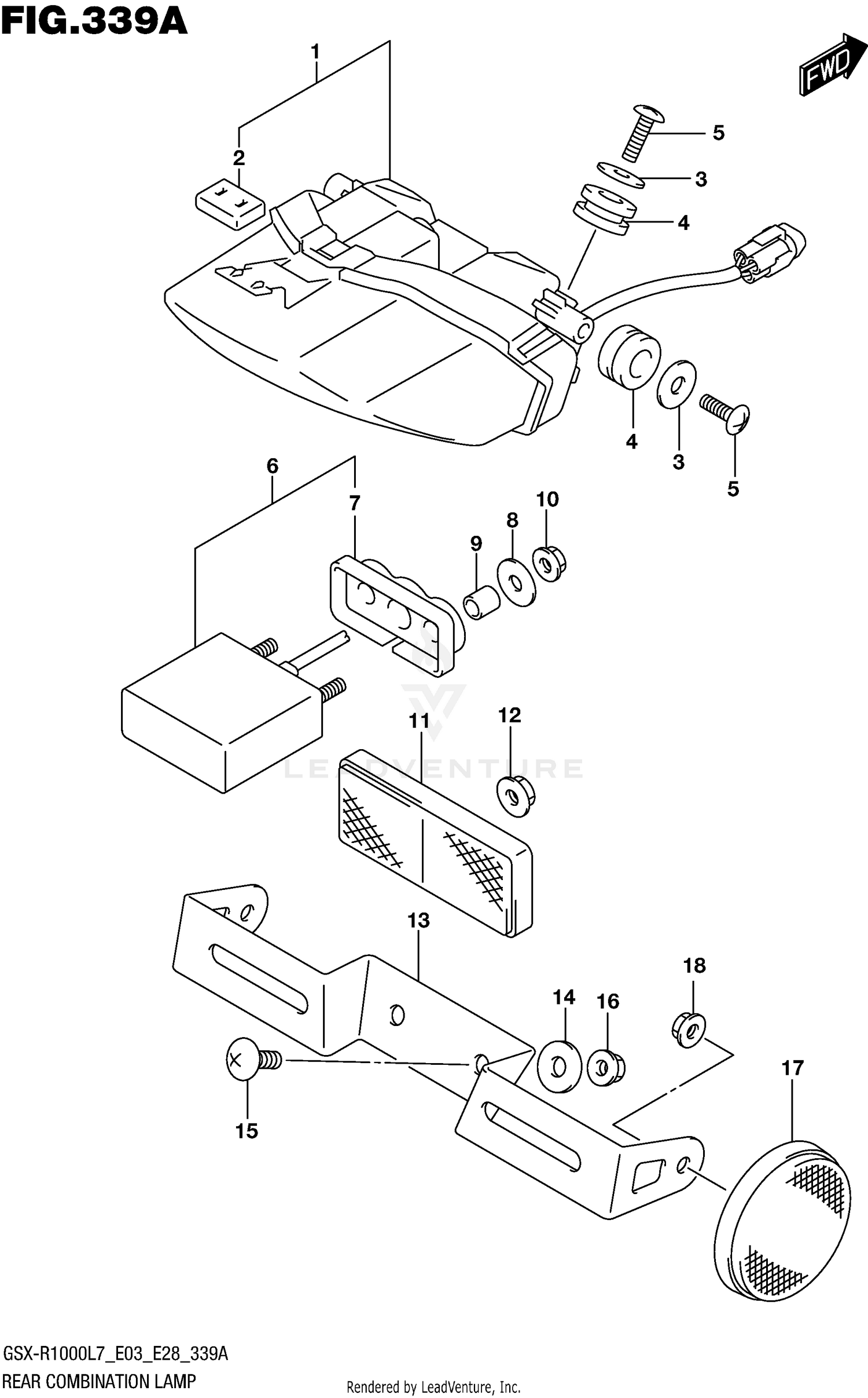REAR COMBINATION LAMP