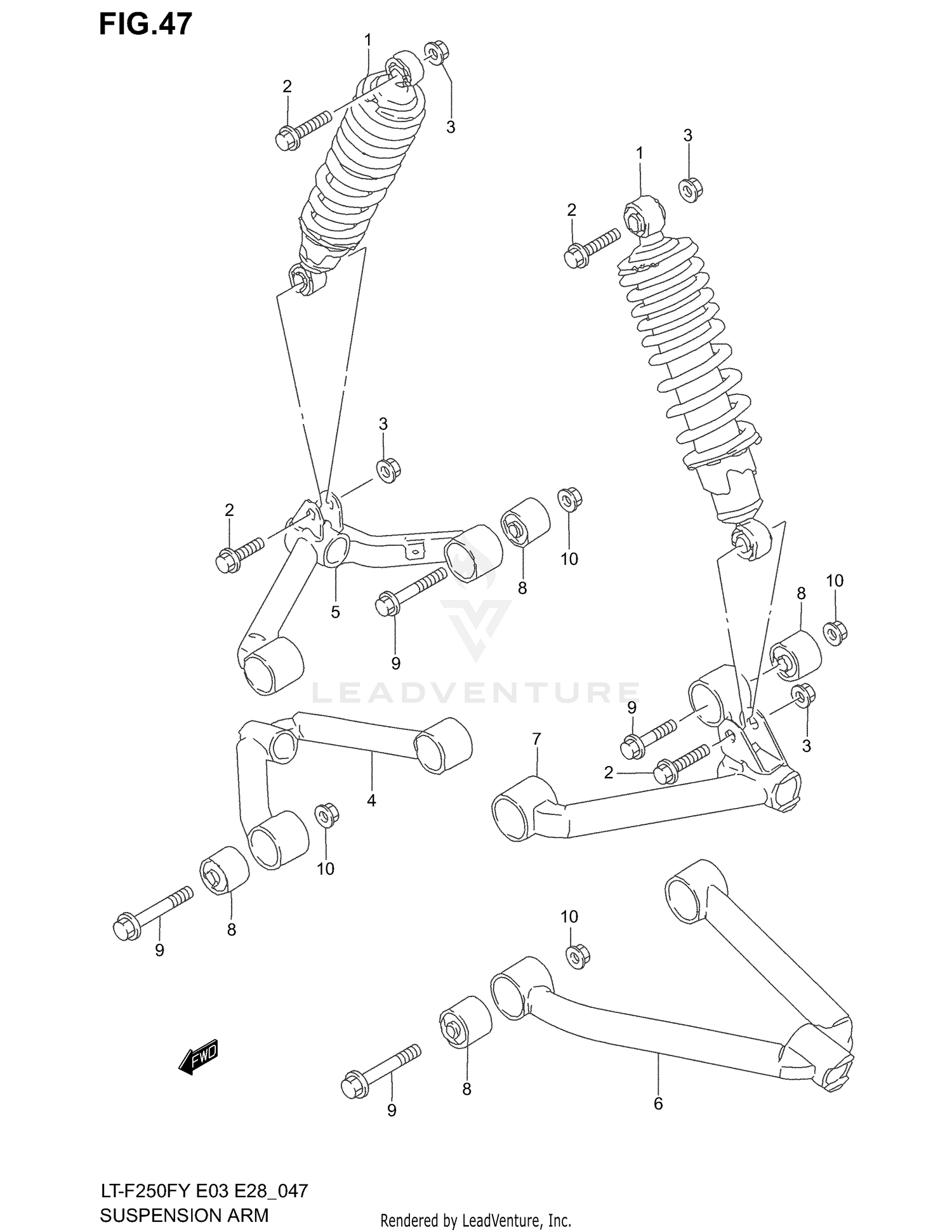 FRONT SUSPENSION ARM