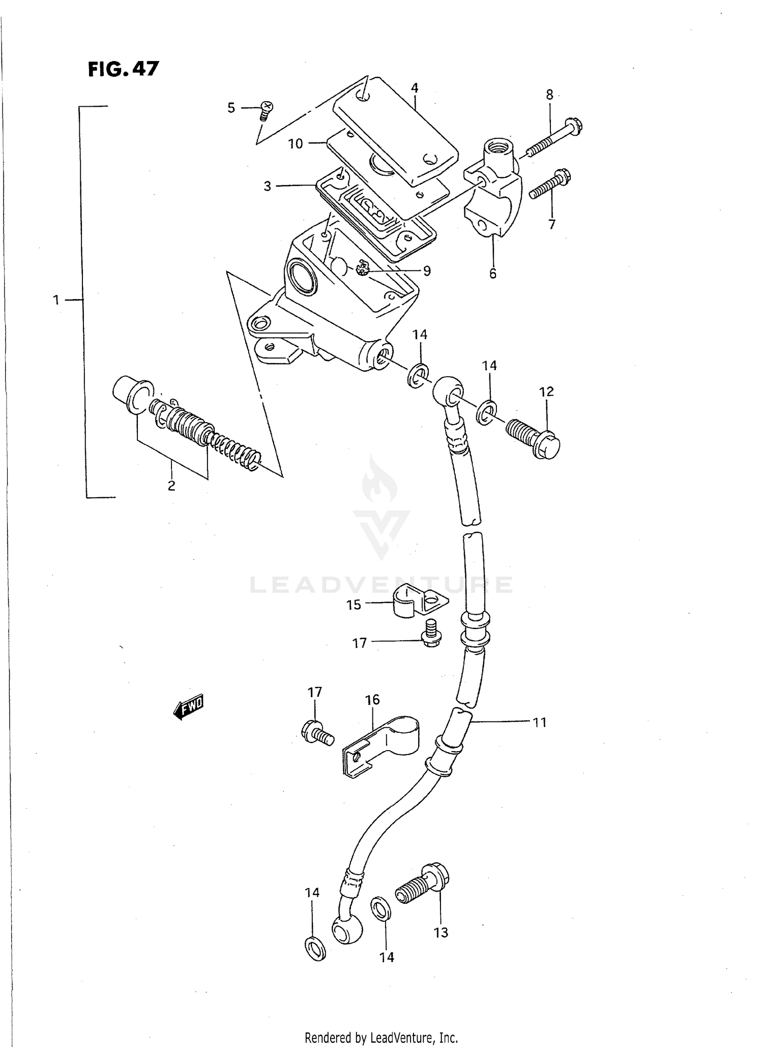 FRONT MASTER CYLINDER