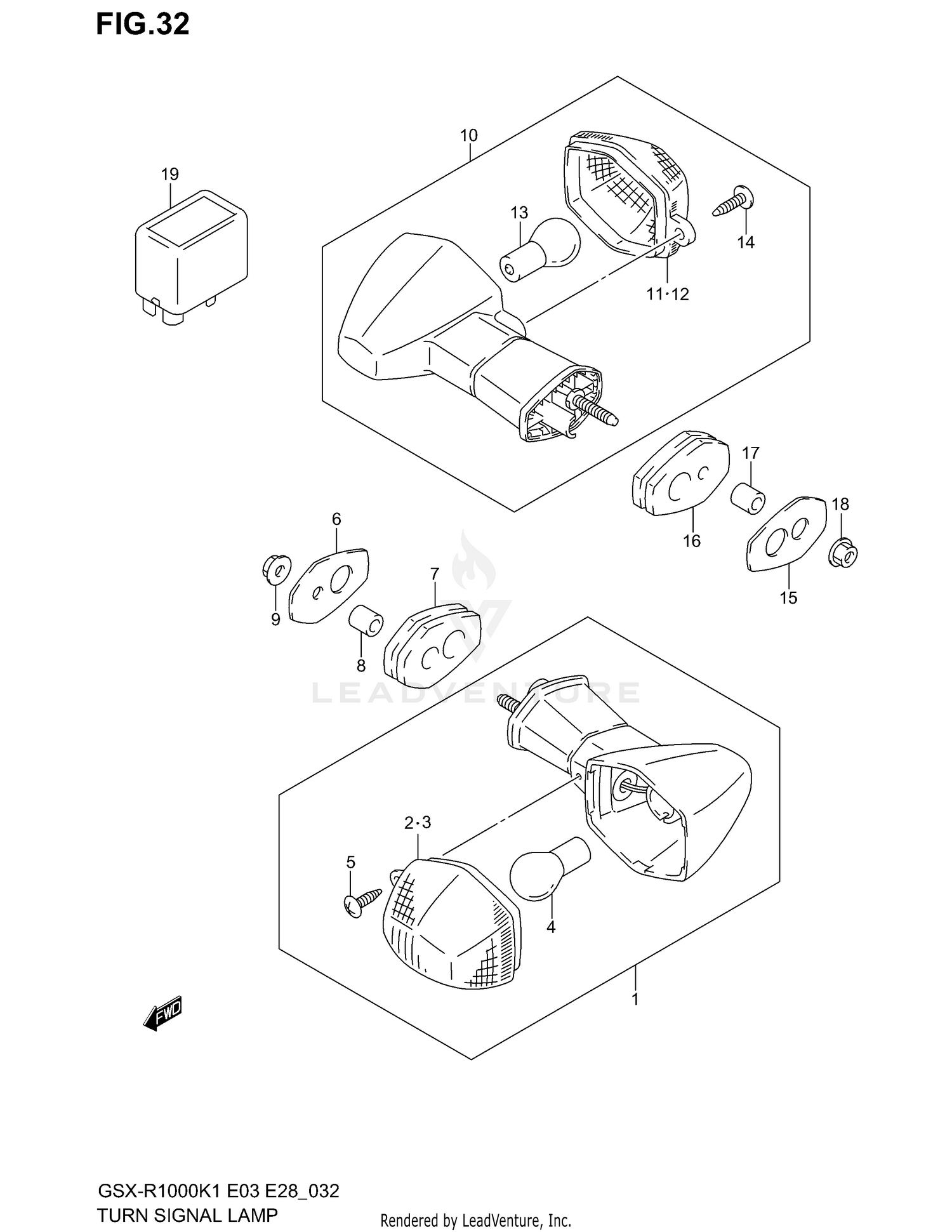 TURN SIGNAL LAMP (MODEL K1)