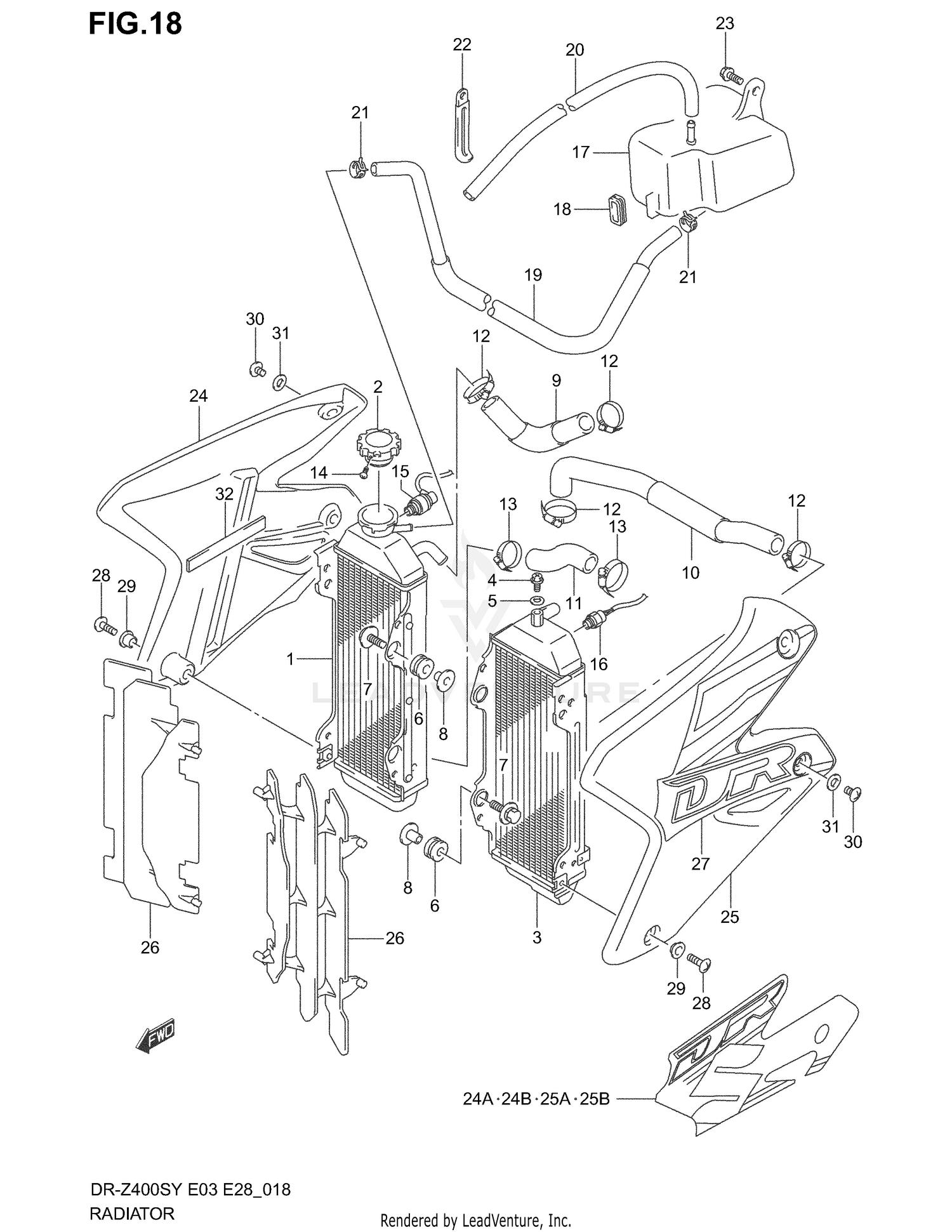 RADIATOR (MODEL Y/K1)
