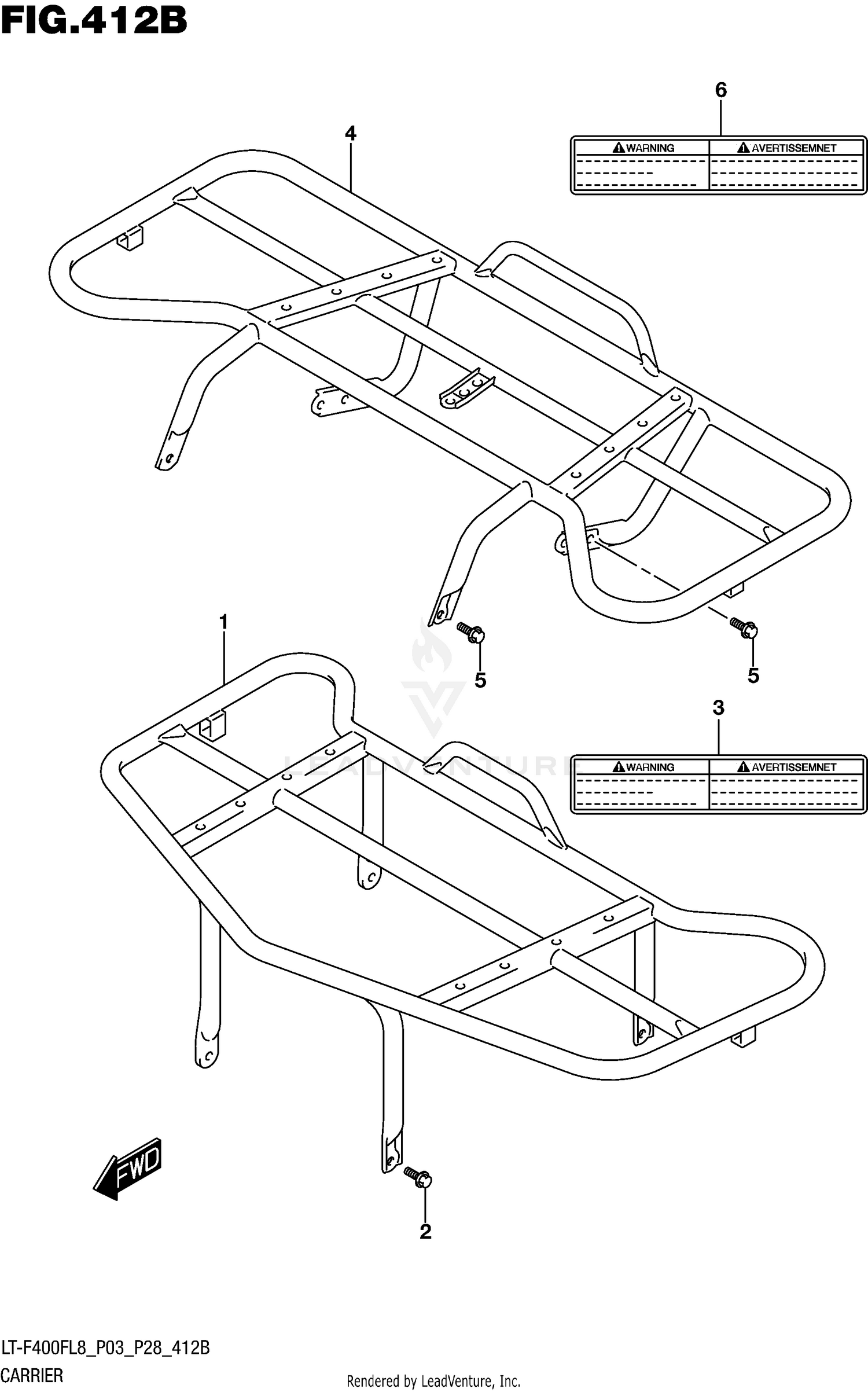 CARRIER (LT-F400FL8 P28)