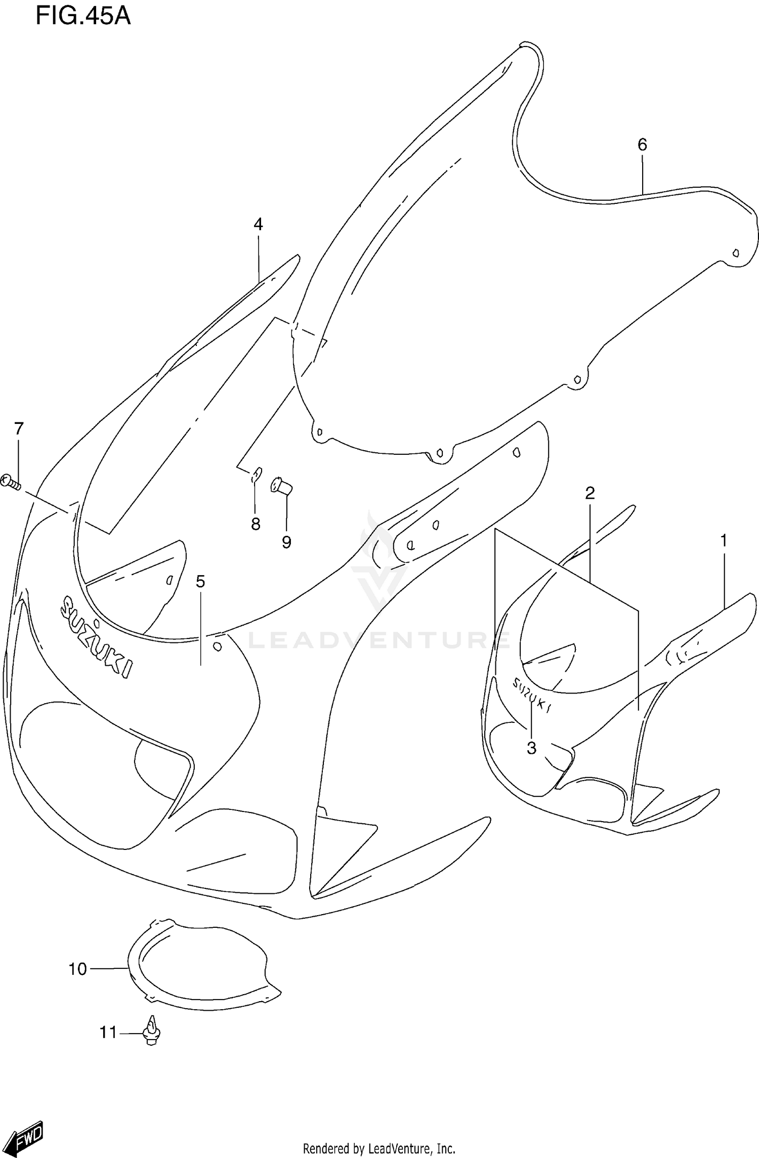 COWLING BODY (MODEL W)