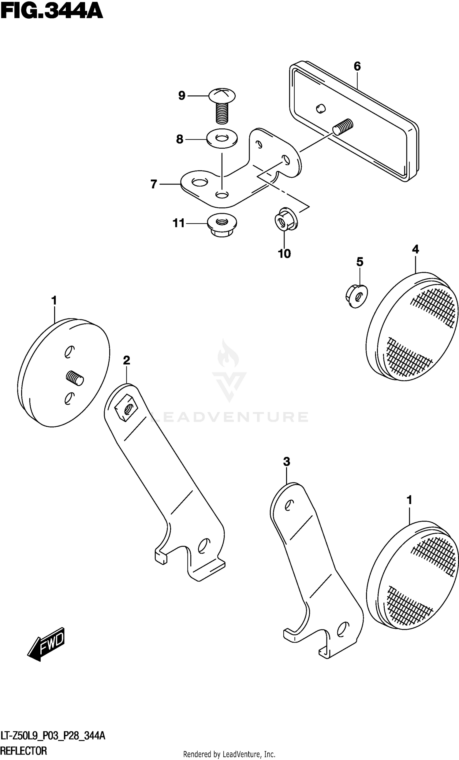 REFLECTOR (LT-Z50L9 P28)