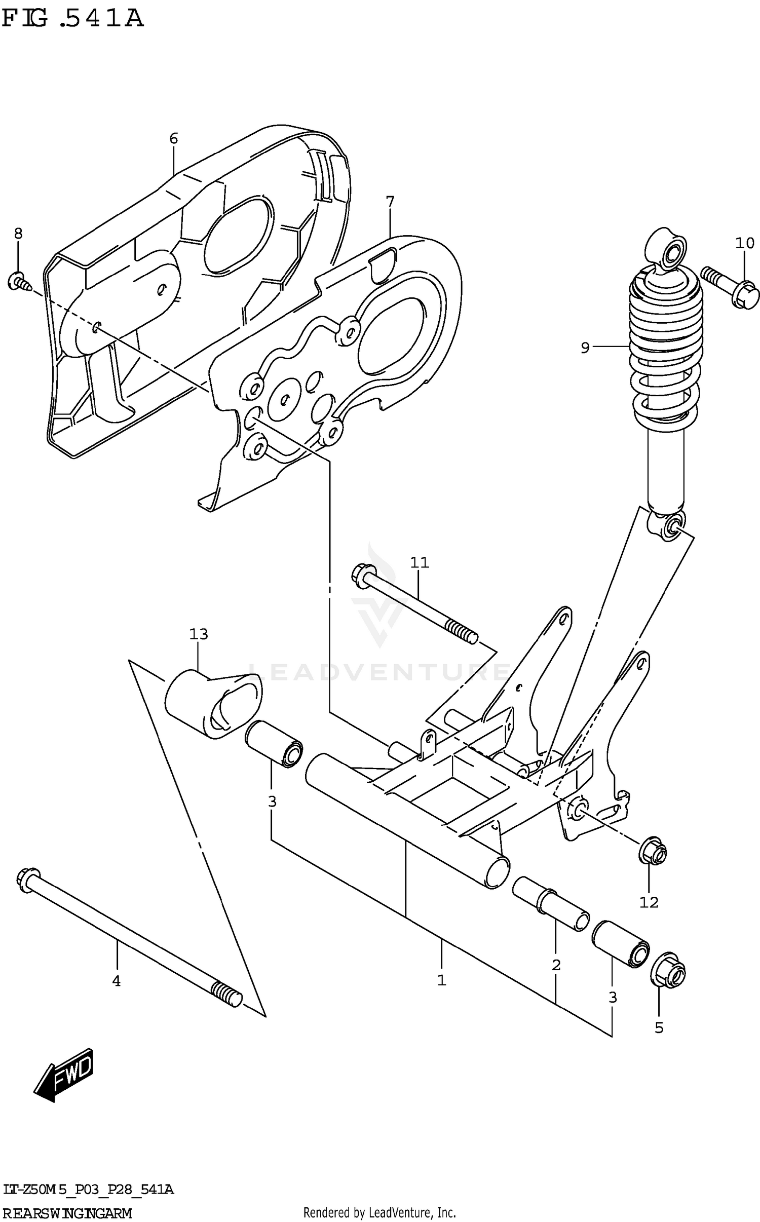 REAR SWINGINGARM