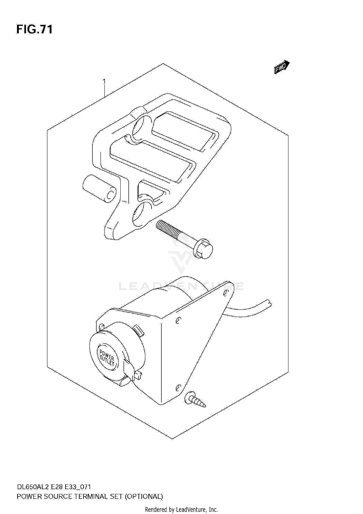 POWER SOURCE TERMINAL SET (OPTIONAL)