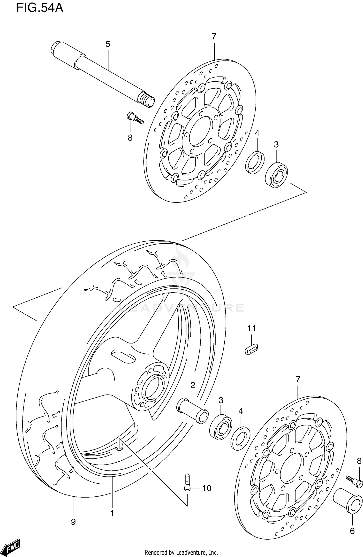 FRONT WHEEL (MODEL Y)