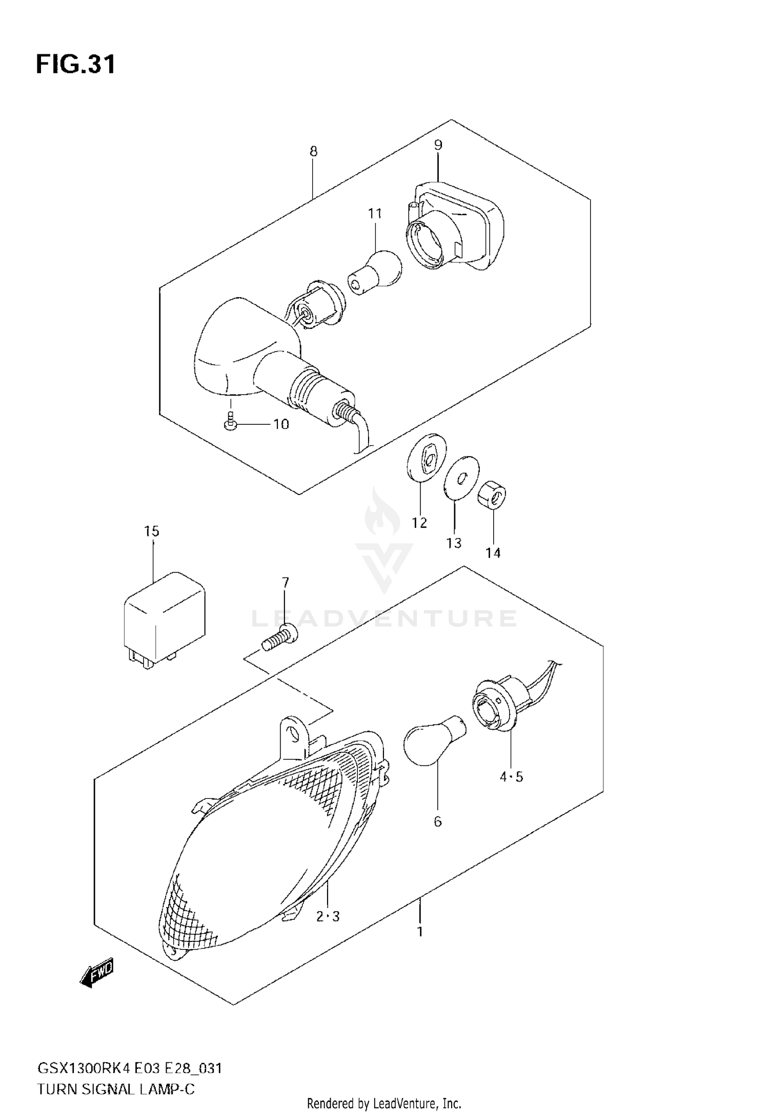 TURNSIGNAL LAMP (MODEL K4)