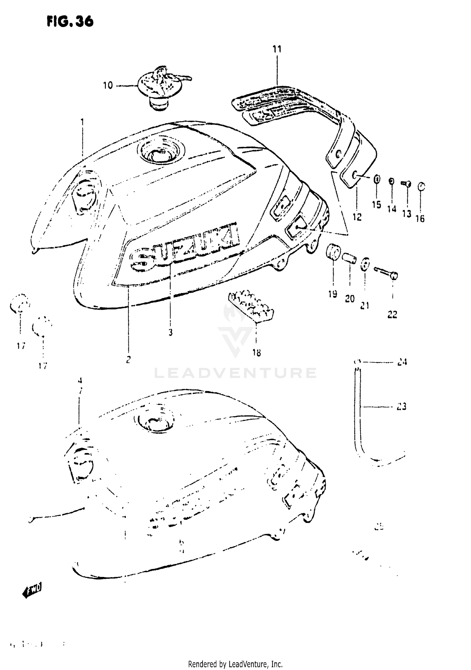 FUEL TANK (GS1150EF/EF2/EG)