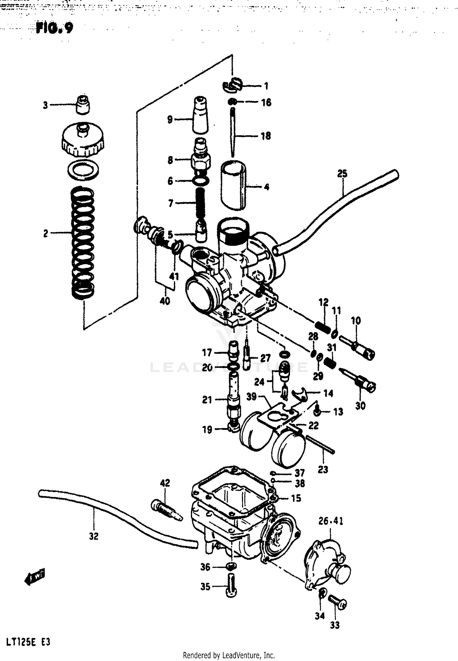 CARBURETOR (MODEL E)