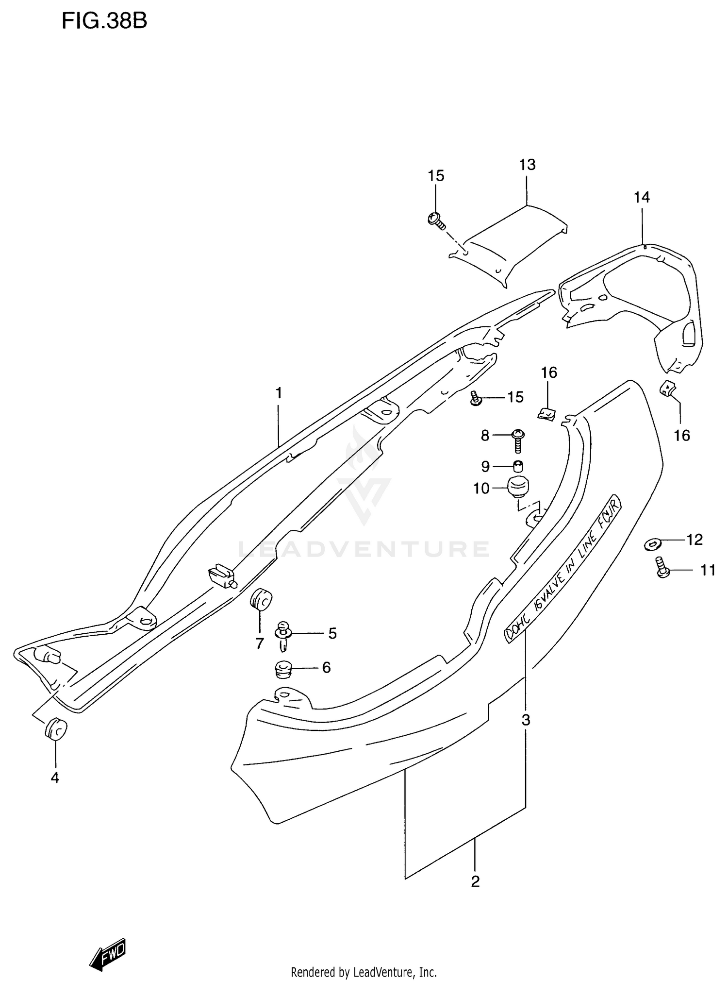 FRAME COVER (GSF1200SW)