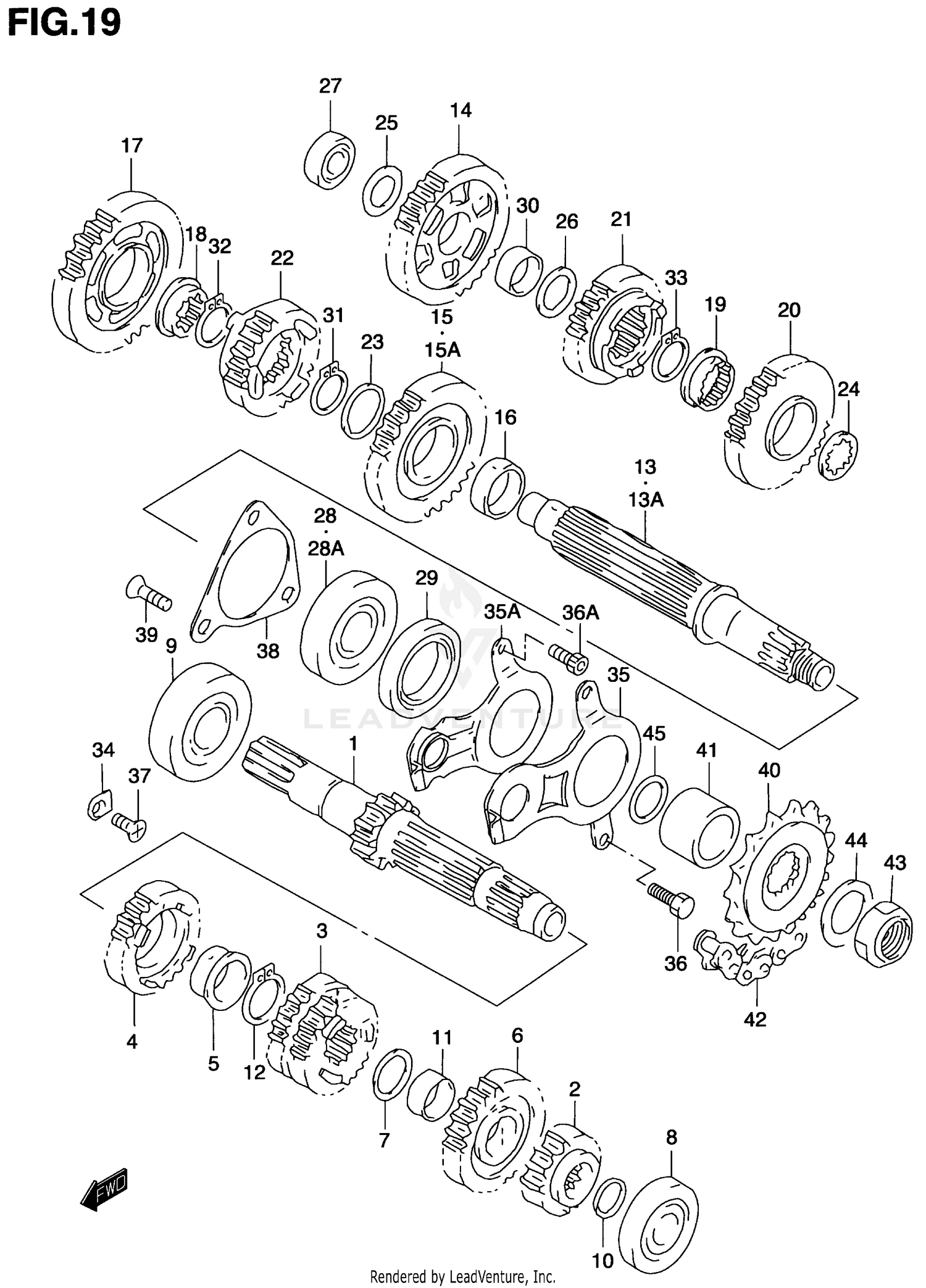TRANSMISSION (MODEL V/W)