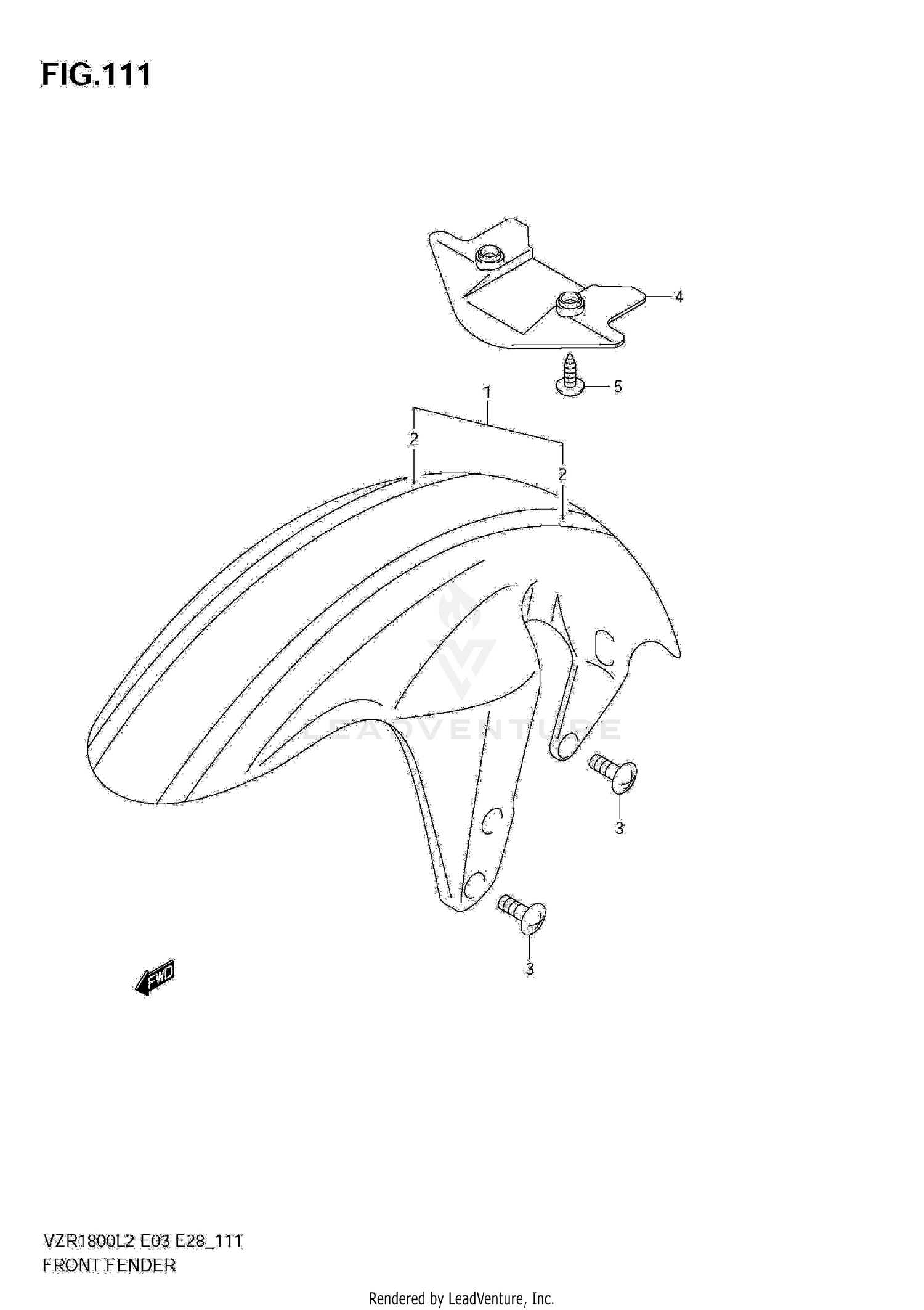 FRONT FENDER (VZR1800Z L2 E33)