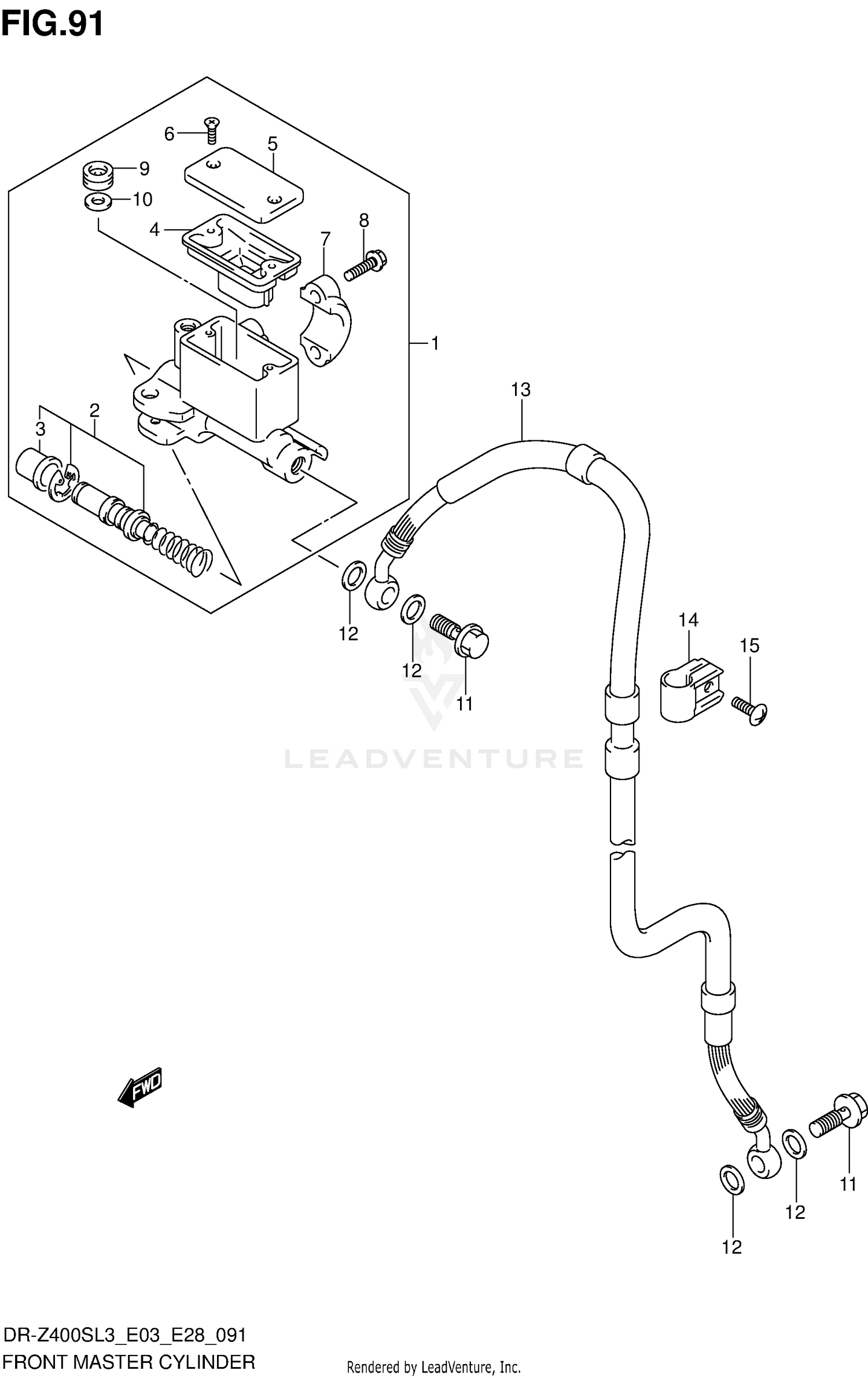 FRONT MASTER CYLINDER