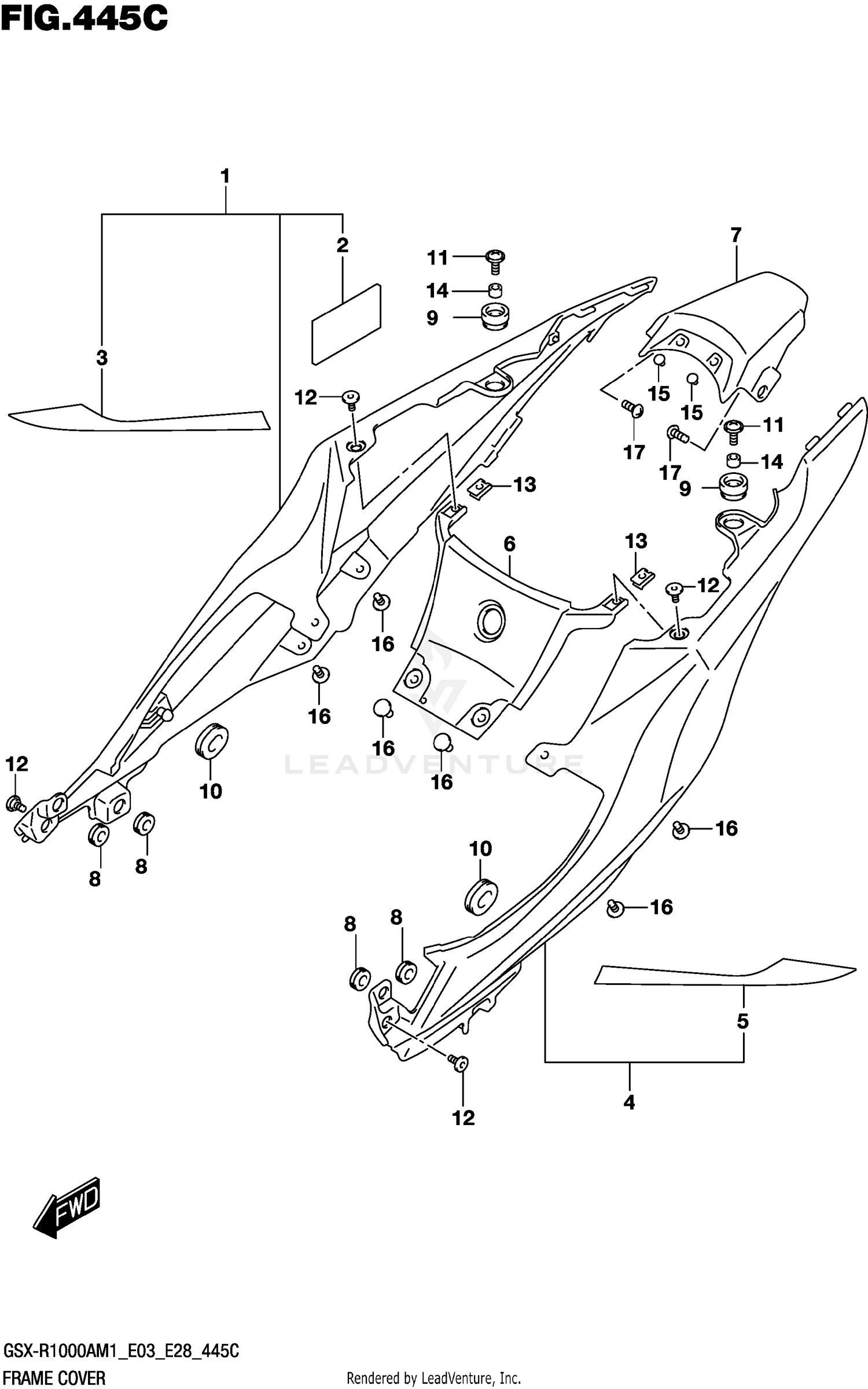 FRAME COVER (GSX-R1000ZA)