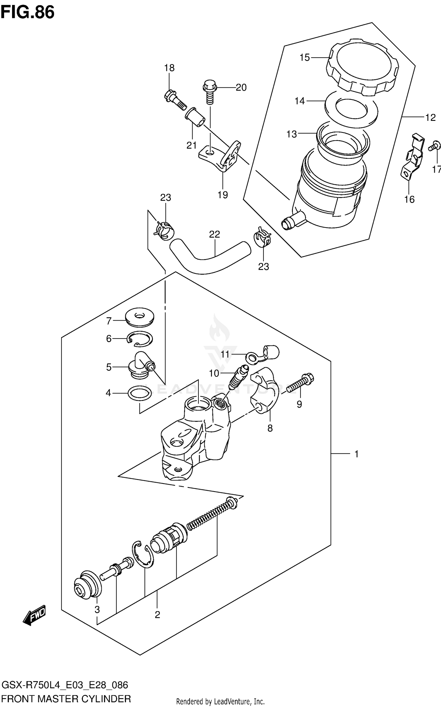FRONT MASTER CYLINDER