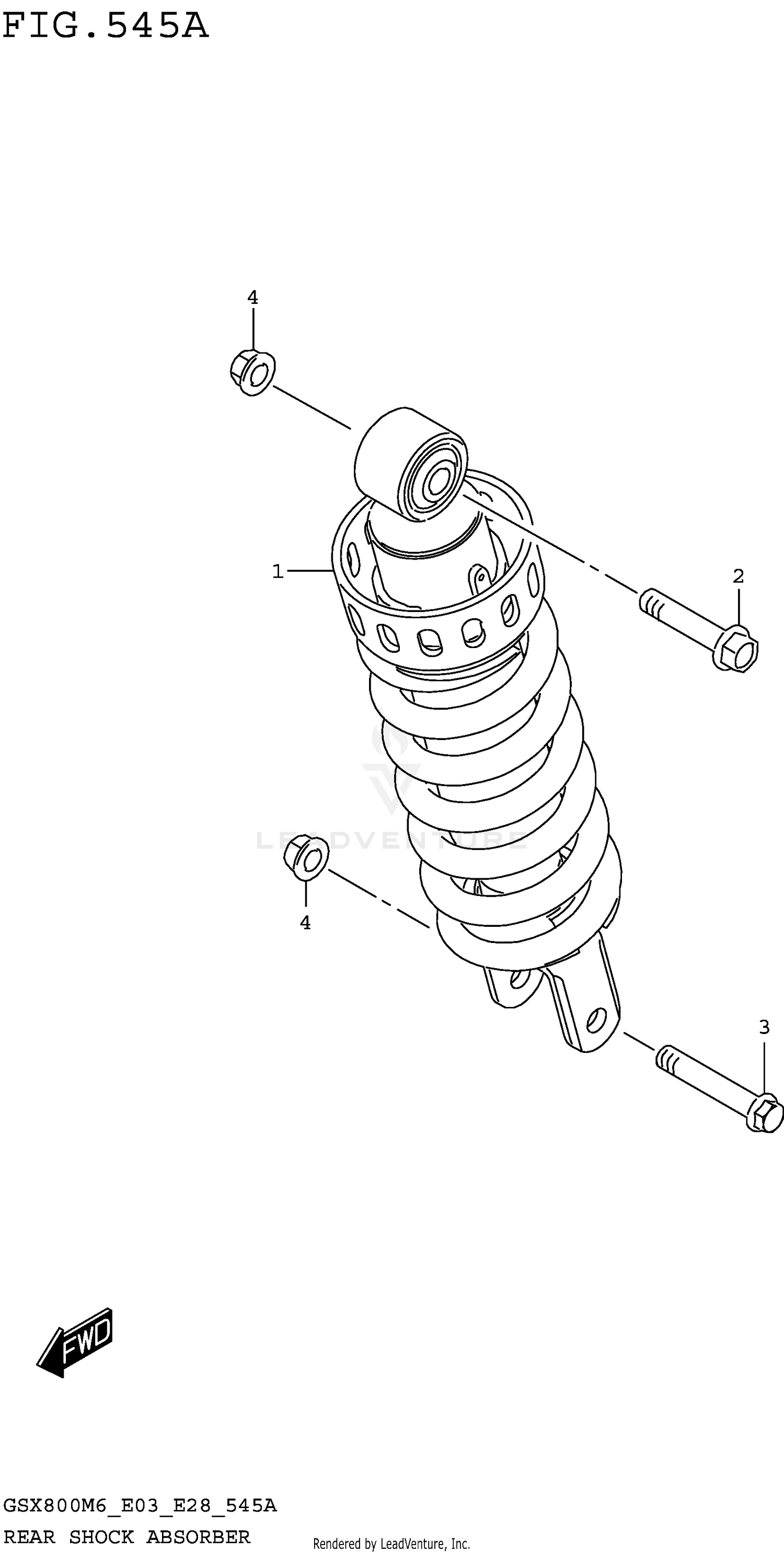 REAR SHOCK ABSORBER