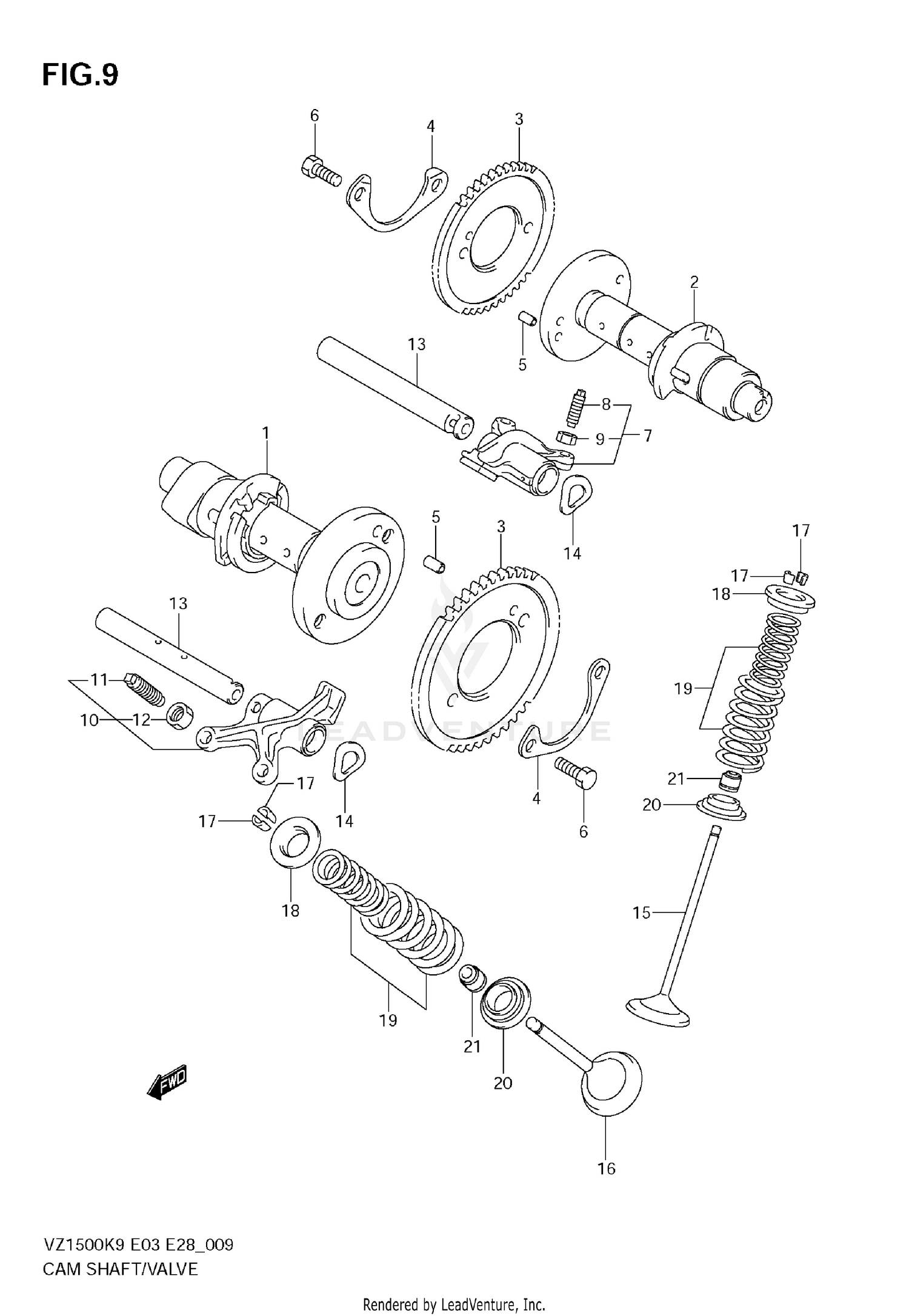 CAMSHAFT - VALVE
