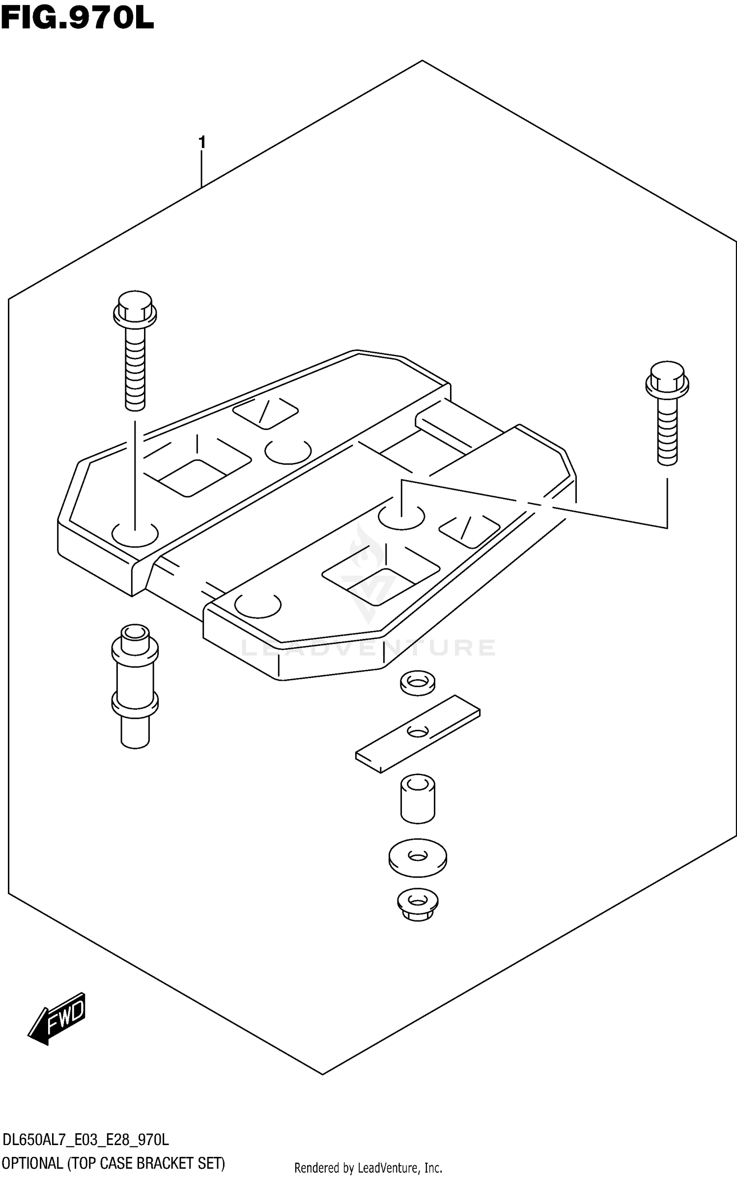 OPTIONAL (TOP CASE BRACKET SET)