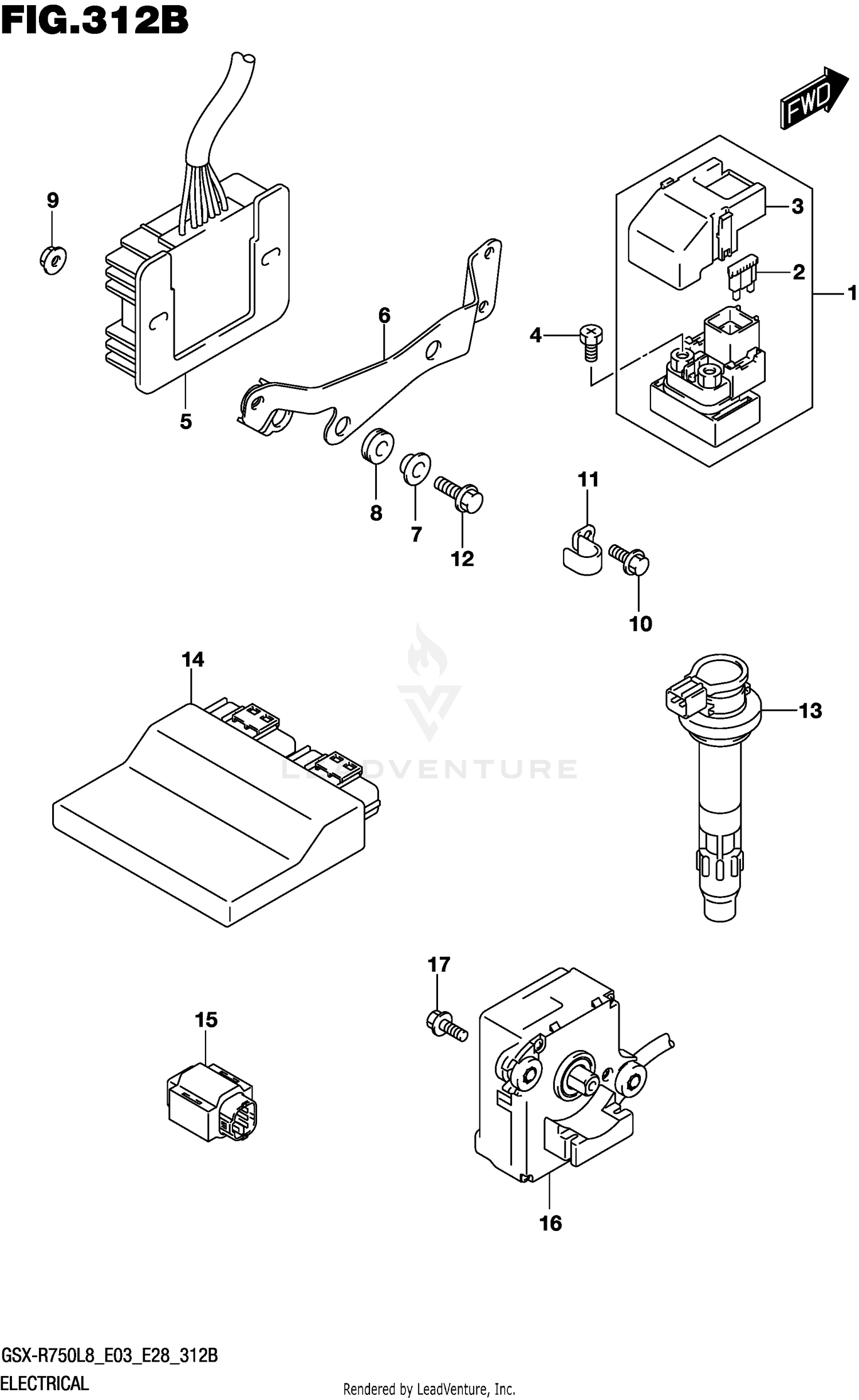 ELECTRICAL (GSX-R750L8 E28)