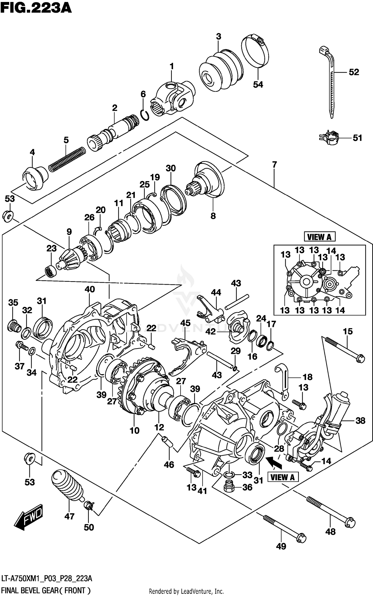 FINAL BEVEL GEAR (FRONT)