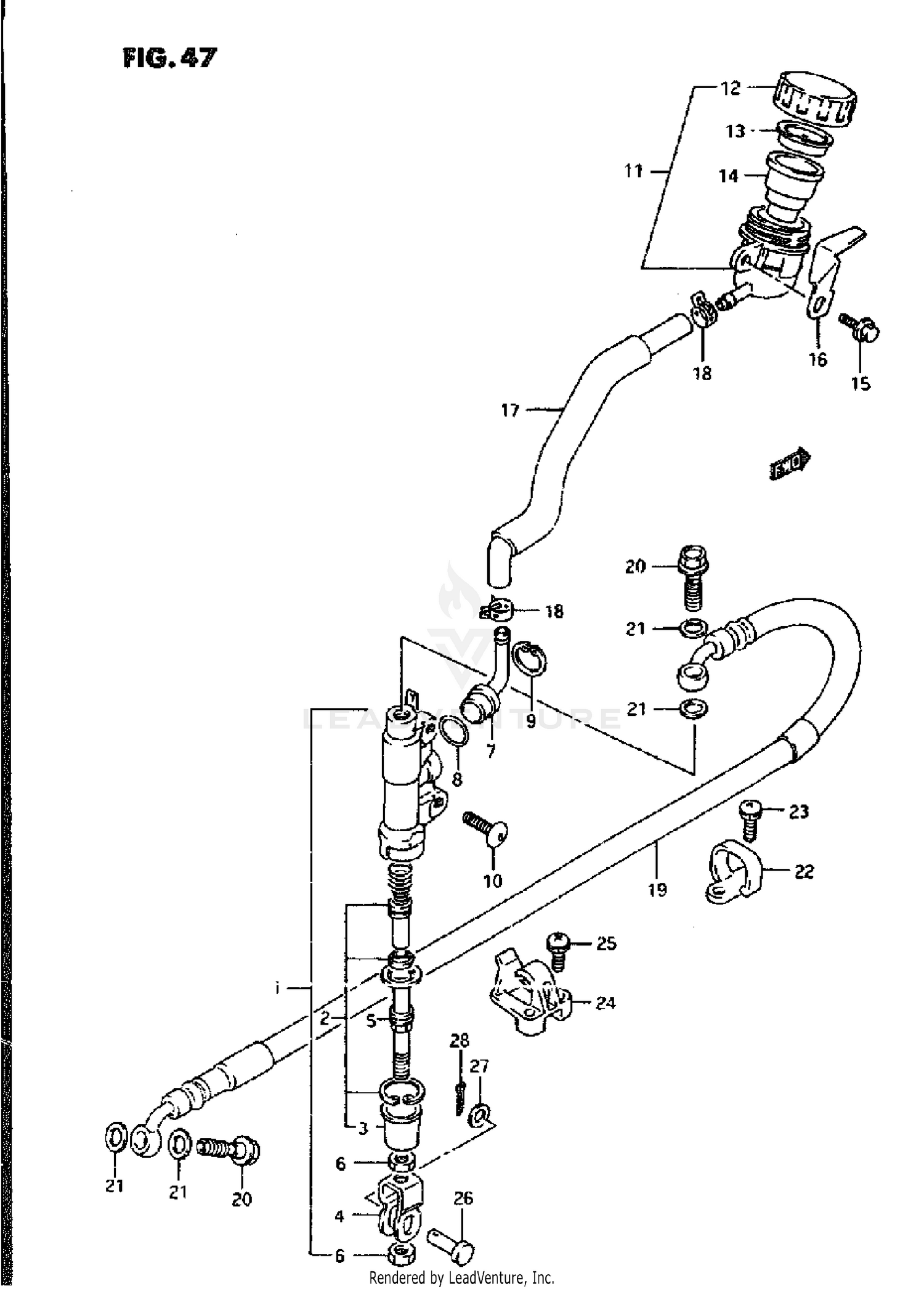 REAR MASTER CYLINDER