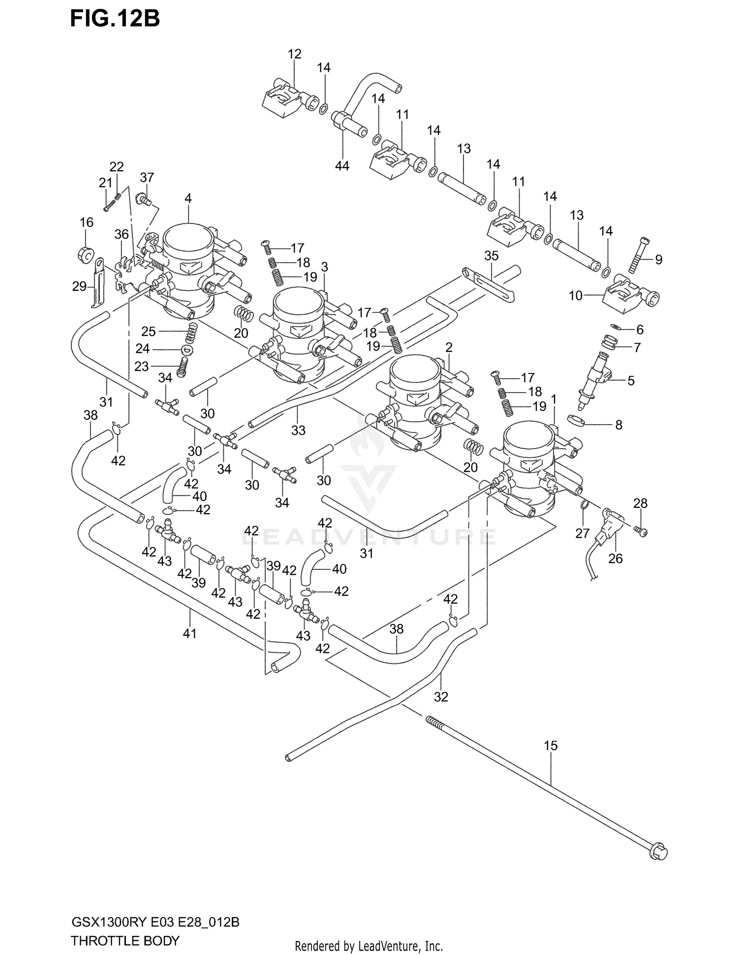 THROTTLE BODY (MODEL K2/K3)