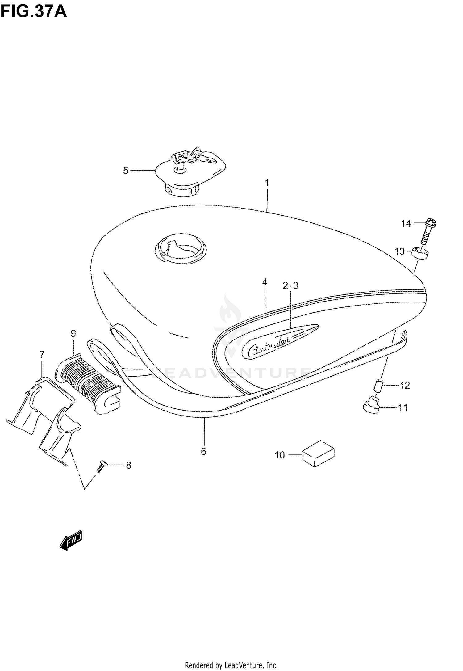 FUEL TANK (MODEL K2)