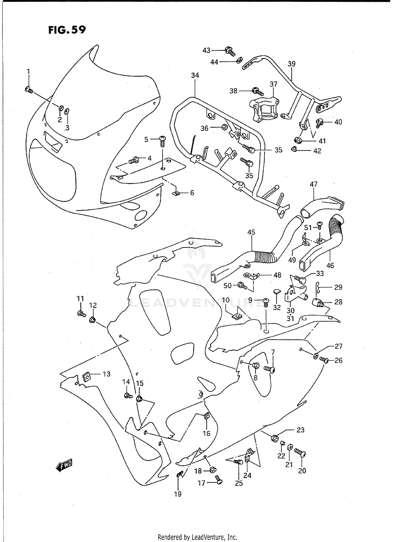 INSTALLATION PARTS (MODEL P)