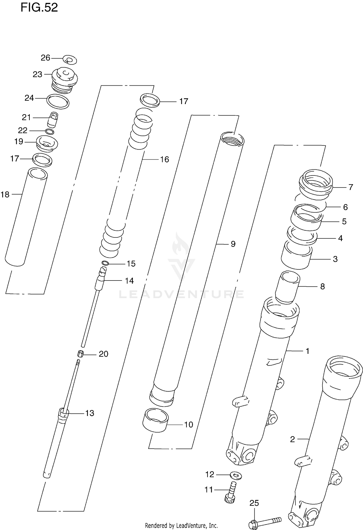 FRONT DAMPER (MODEL V)
