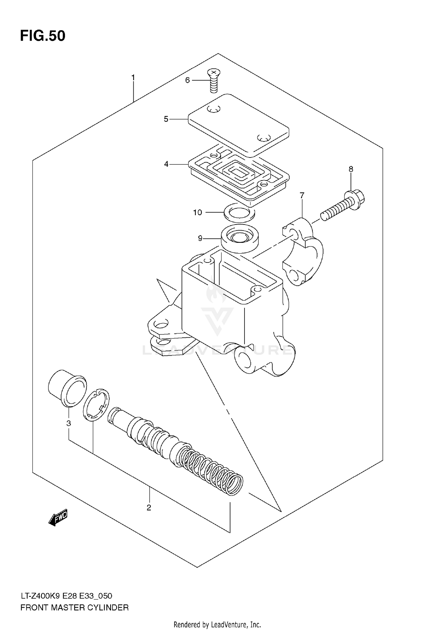 FRONT MASTER CYLINDER