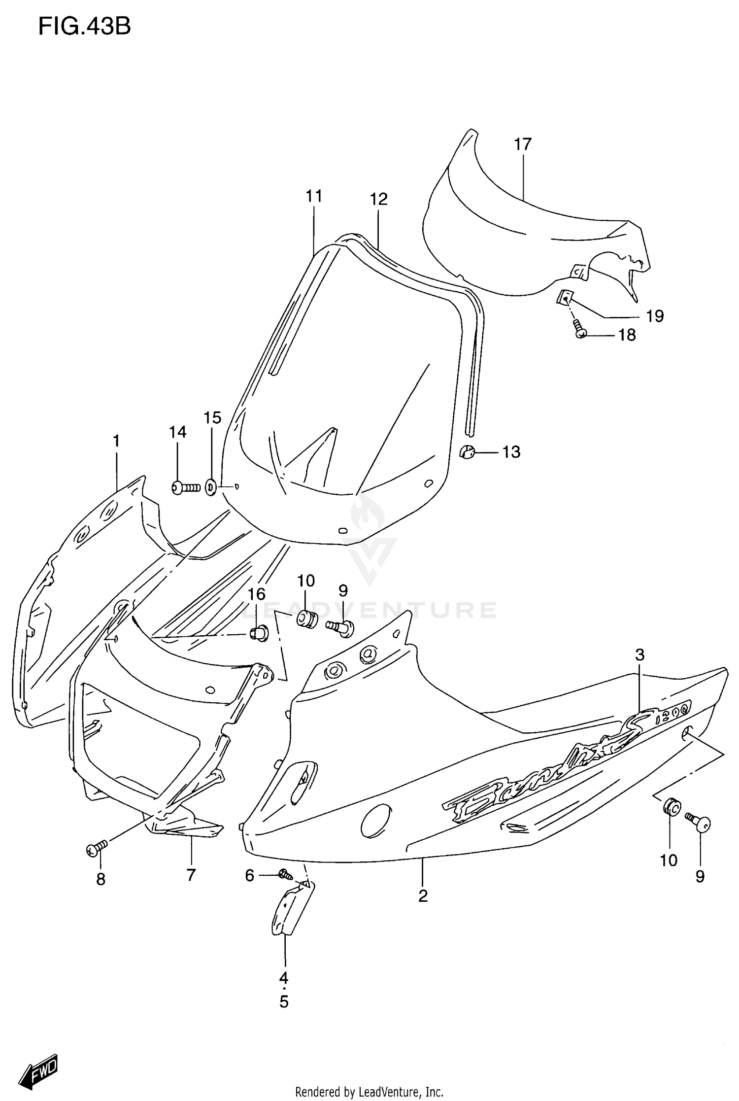 COWLING BODY (MODEL X)