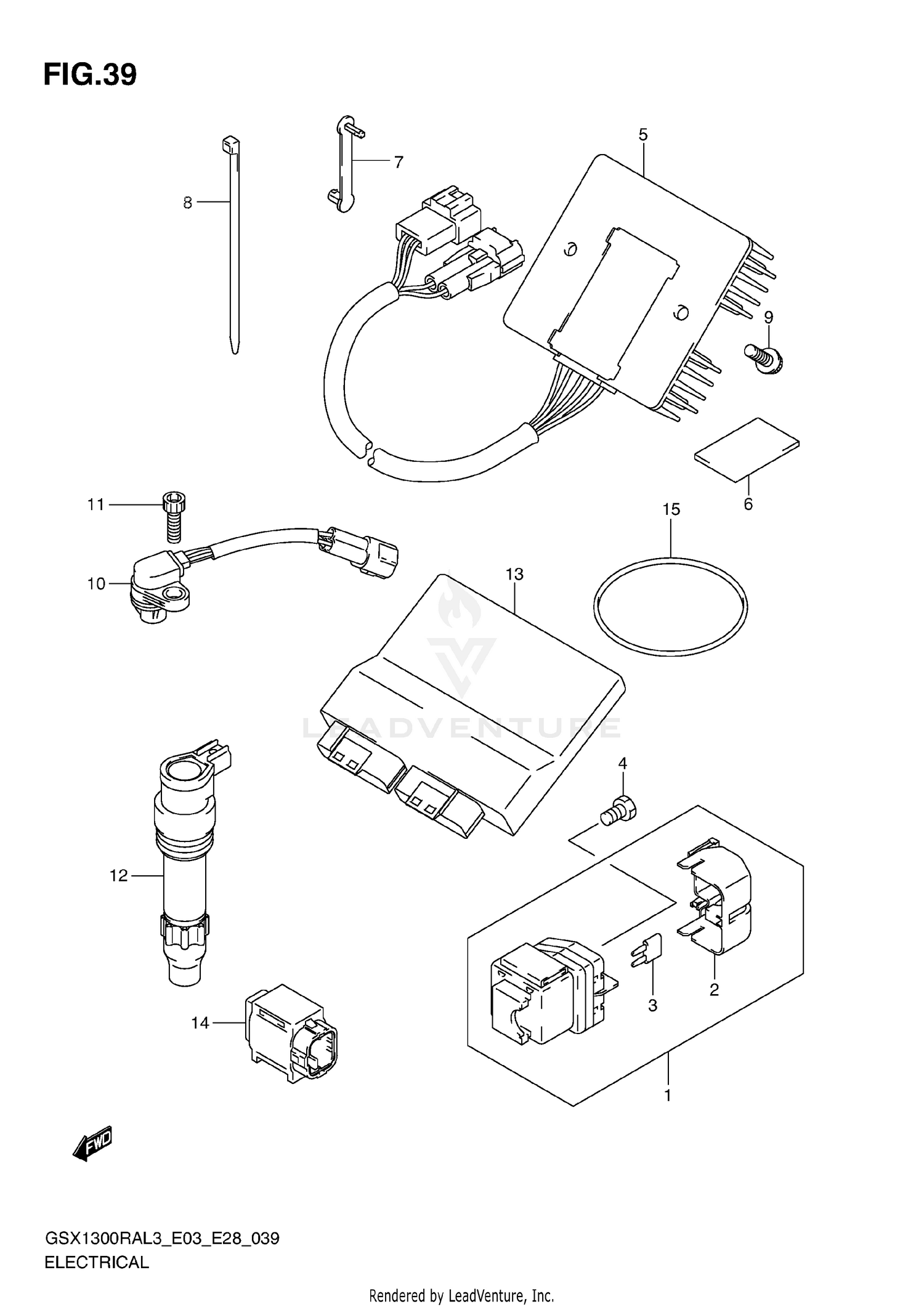 ELECTRICAL (GSX1300RAL3 E28)