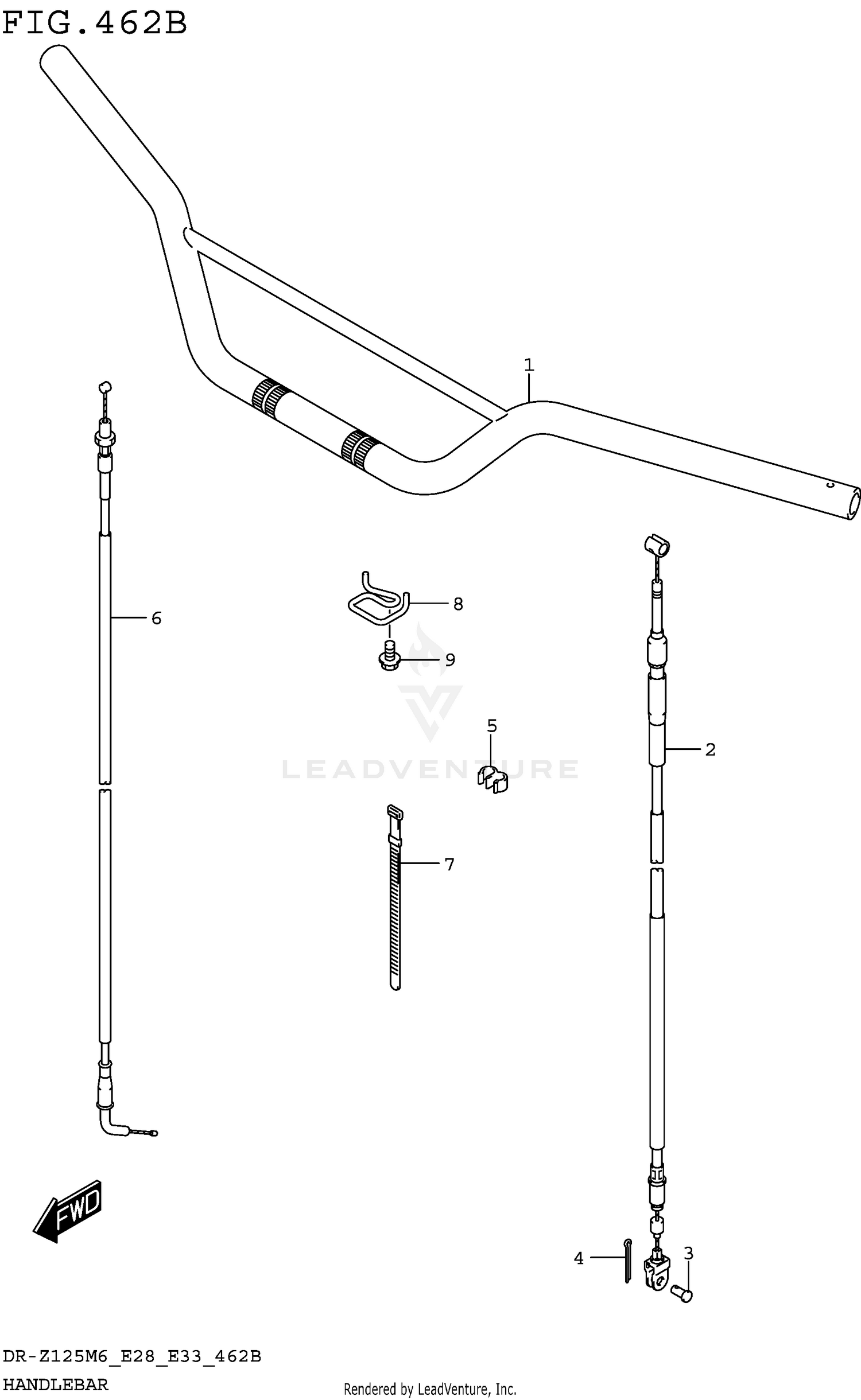 HANDLEBAR (DR-Z125L)