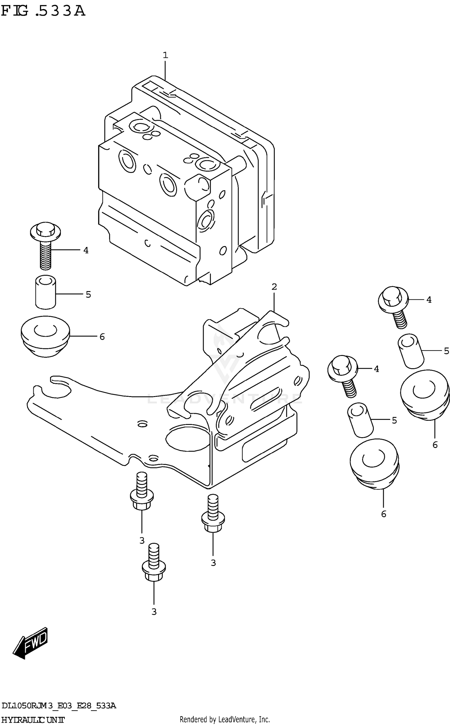 HYDRAULIC UNIT (DL1050RR)