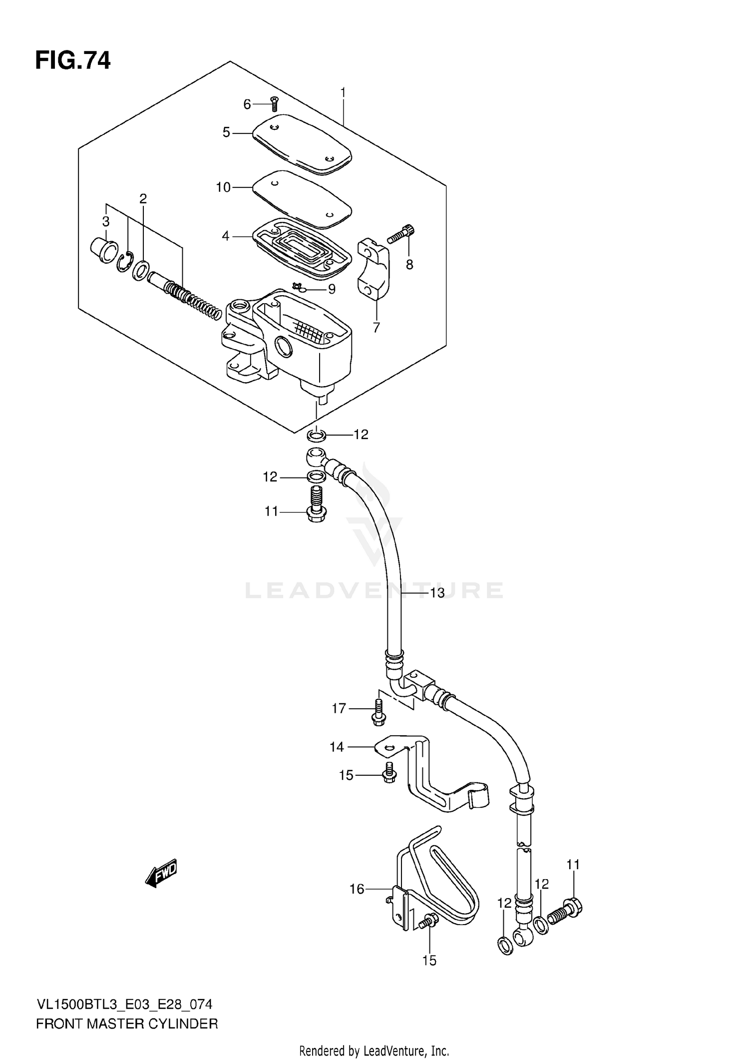 FRONT MASTER CYLINDER