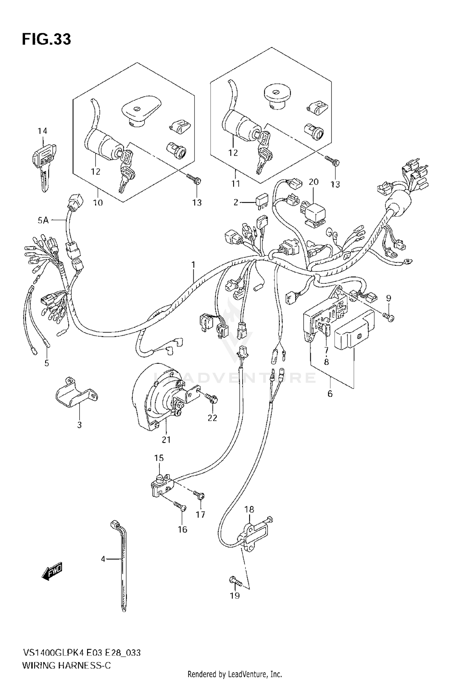 WIRING HARNESS (VS1400GLPK4)